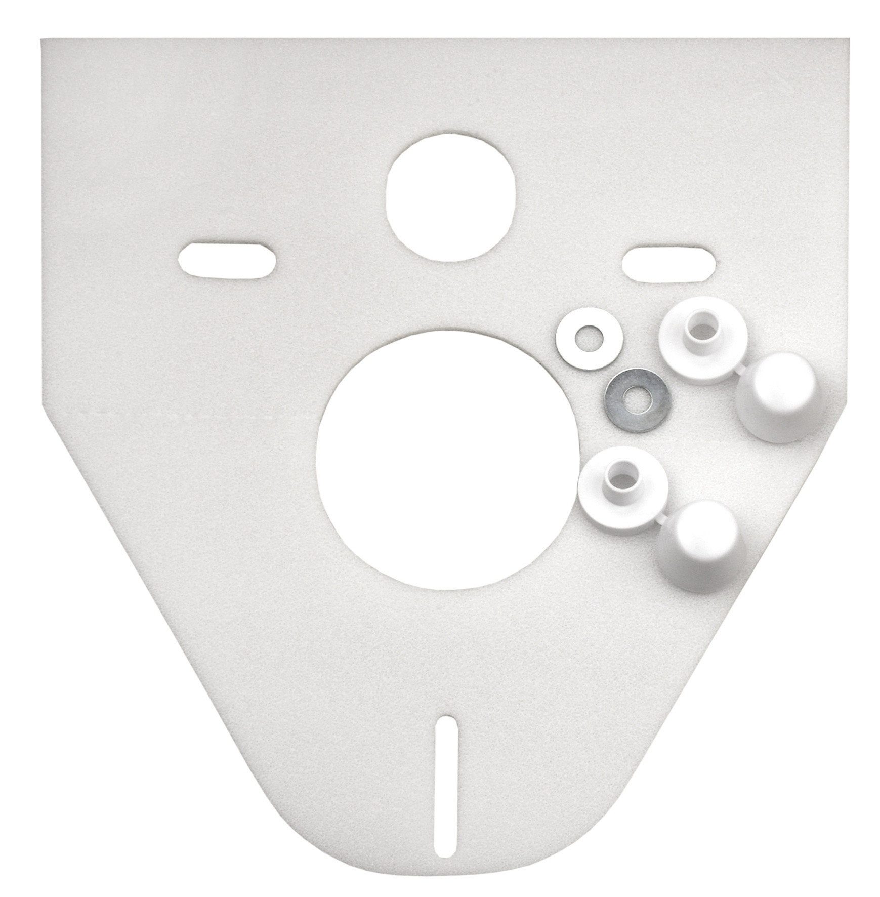 Conmetall Meister Seifenspender Schallschutz-Set für Wand-WC und Waschbidet