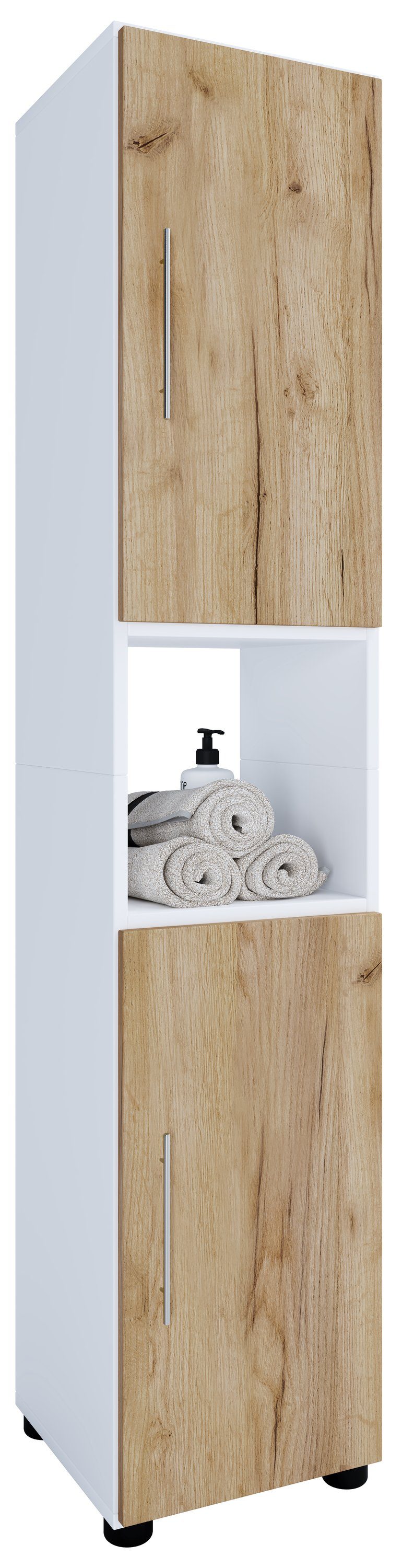 VCM Hochschrank Holz Badmöbel Badschrank Hochschrank günstig online kaufen