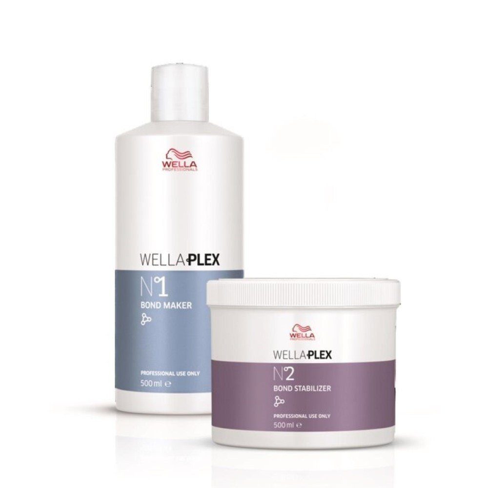 Wella Professionals Haarpflege-Set Wellaplex Salon Kit No. 1 & 2 500 ml