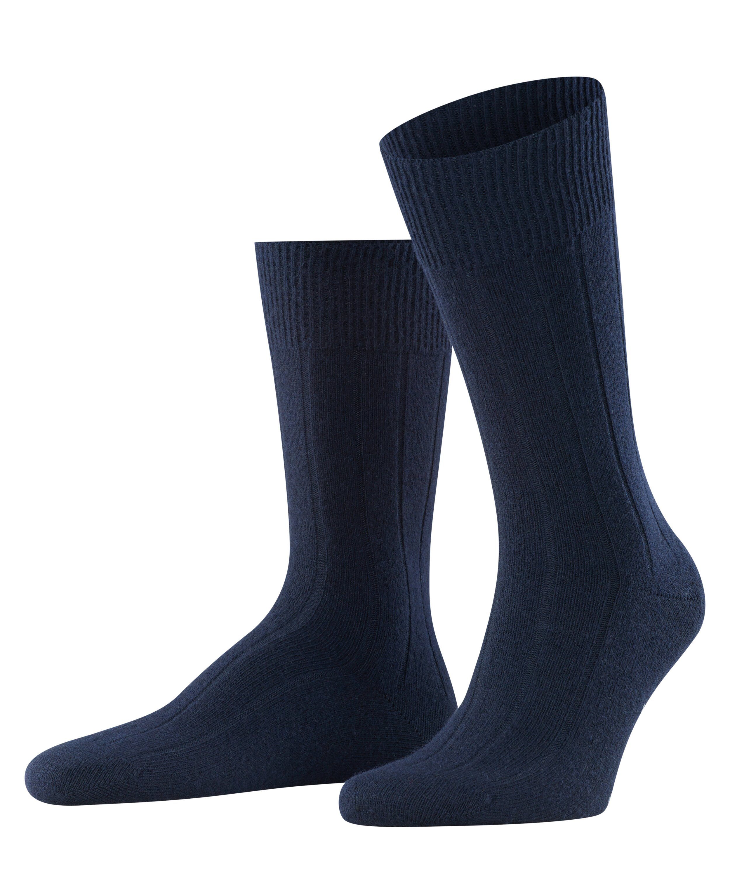 FALKE Socken Rib dark (1-Paar) (6370) navy Lhasa