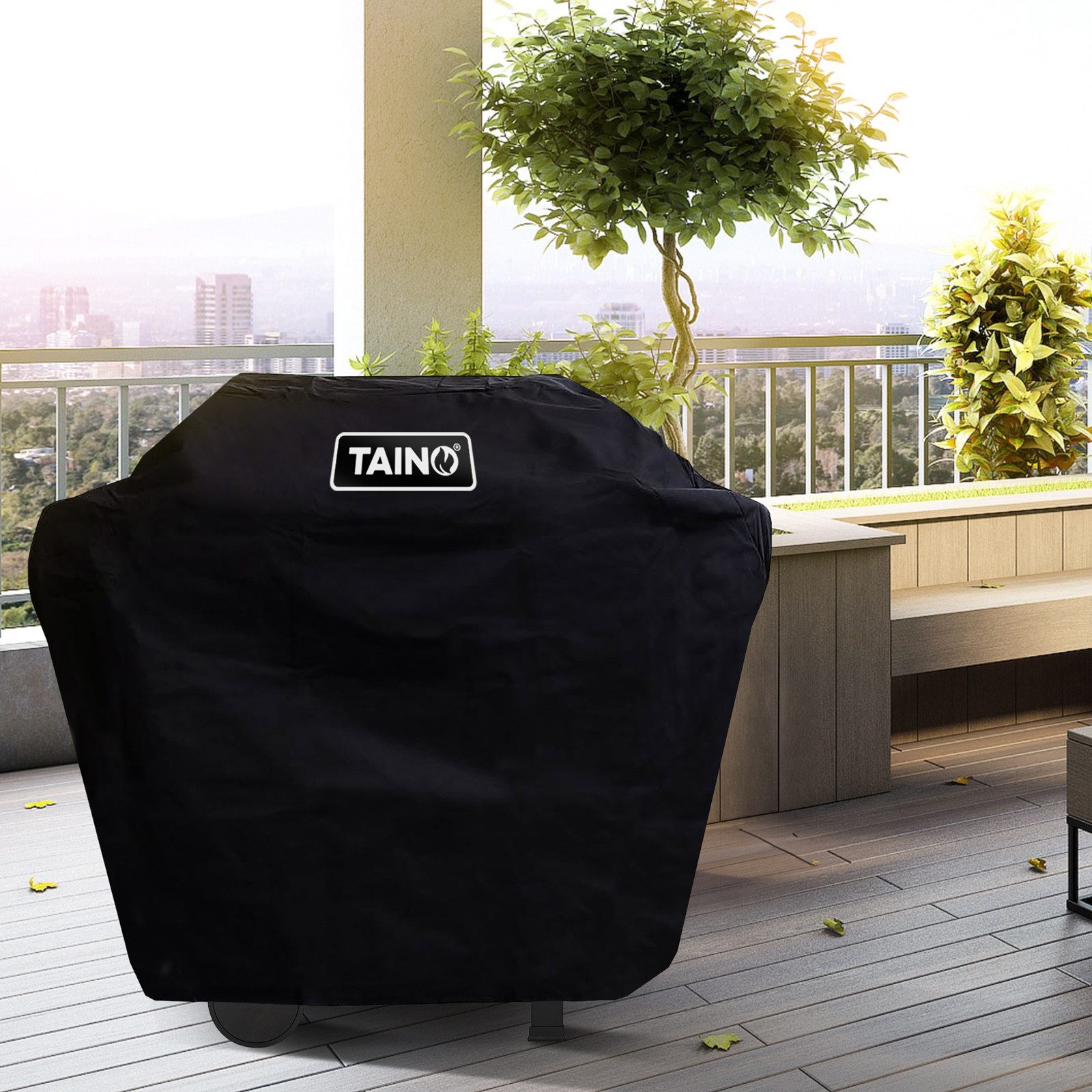 TAINO Grillabdeckhaube WABAYA 3+0, Wetterschutz, Universell, 600D Oxford Gewebe, 117x52x99cm (BxTxH)