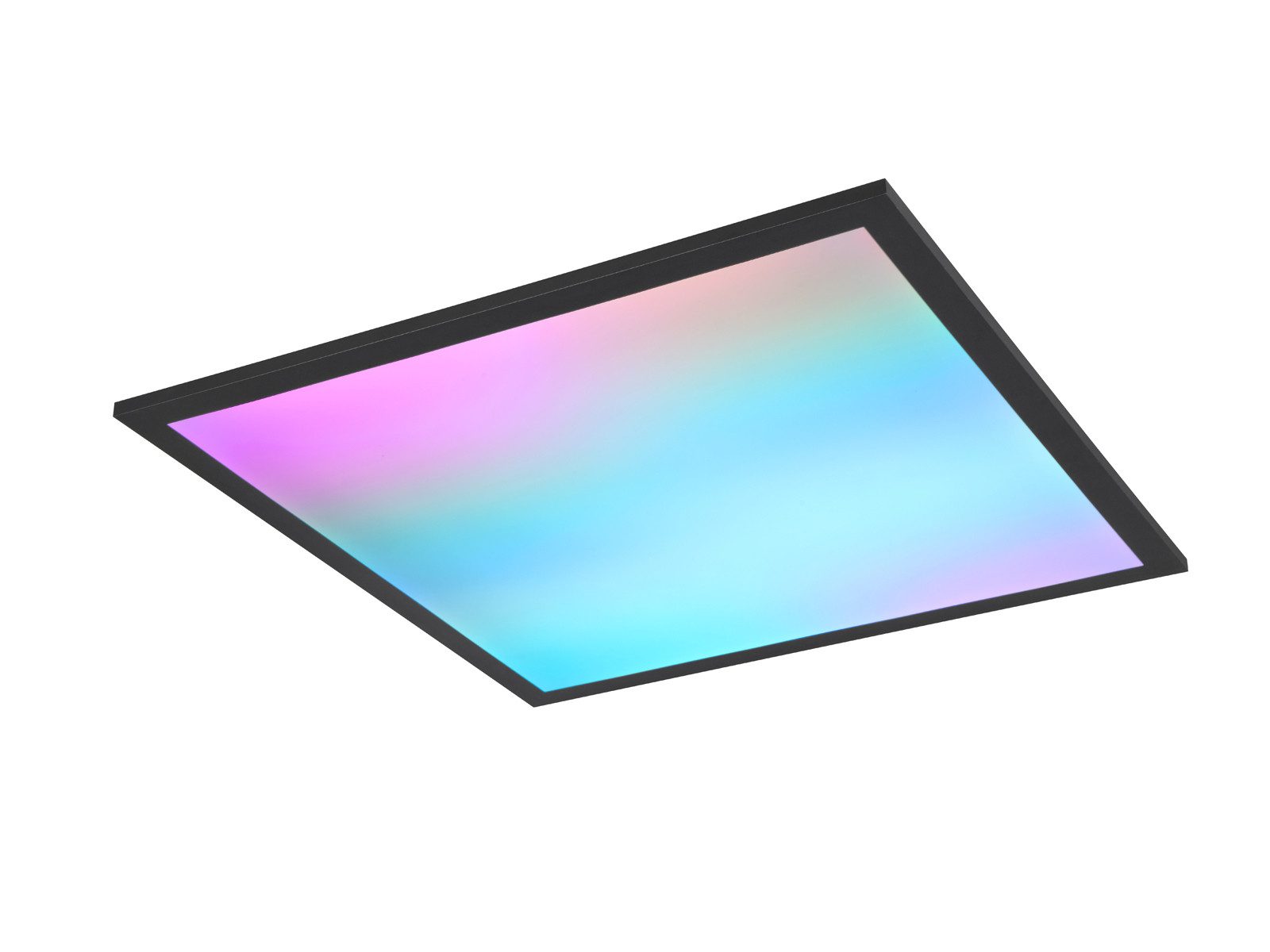 Reality Leuchten LED Deckenleuchte mit Fernbedienung RGBW & Tageslicht, dimmbar, LED fest integriert, Neutralweiß, Warmweiß, Tageslichtweiß, Decken-Panel 44x 44cm Tageslichtlampe Decke, Deckenlampe flach lang