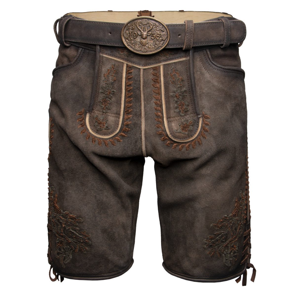 Krüger Trachtenlederhose Elliot mit Gürtel Herren günstig online kaufen