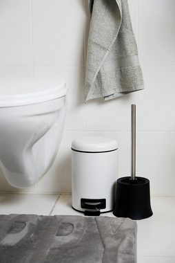 WENKO WC-Garnitur Basic Schwarz, (Set, 1-tlg), schwarz