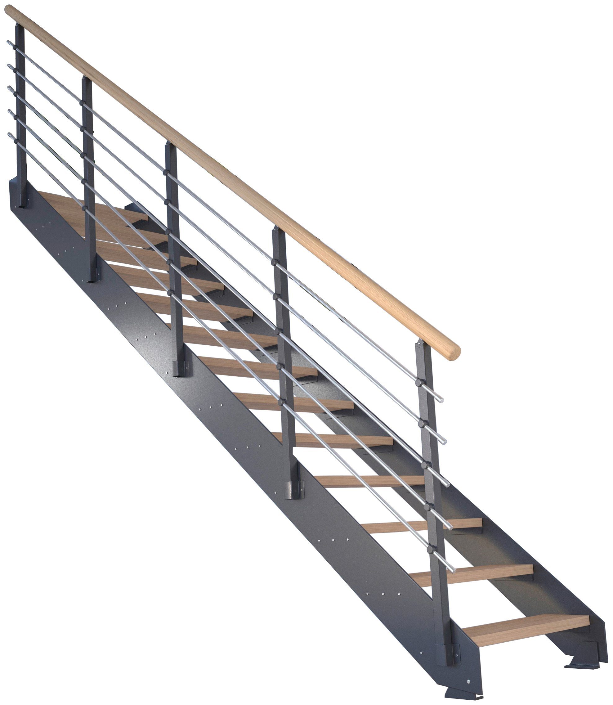 Kos, Metall, offen, Starwood Geteilte Systemtreppe Stufen
