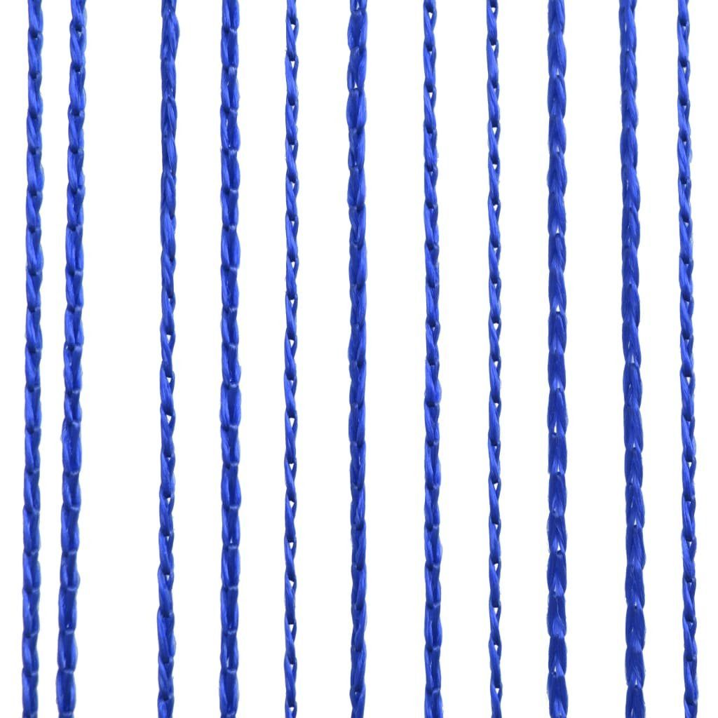 Blau, 140 cm furnicato, 2 250 x (2 Fadenvorhänge Vorhang Stk. St)