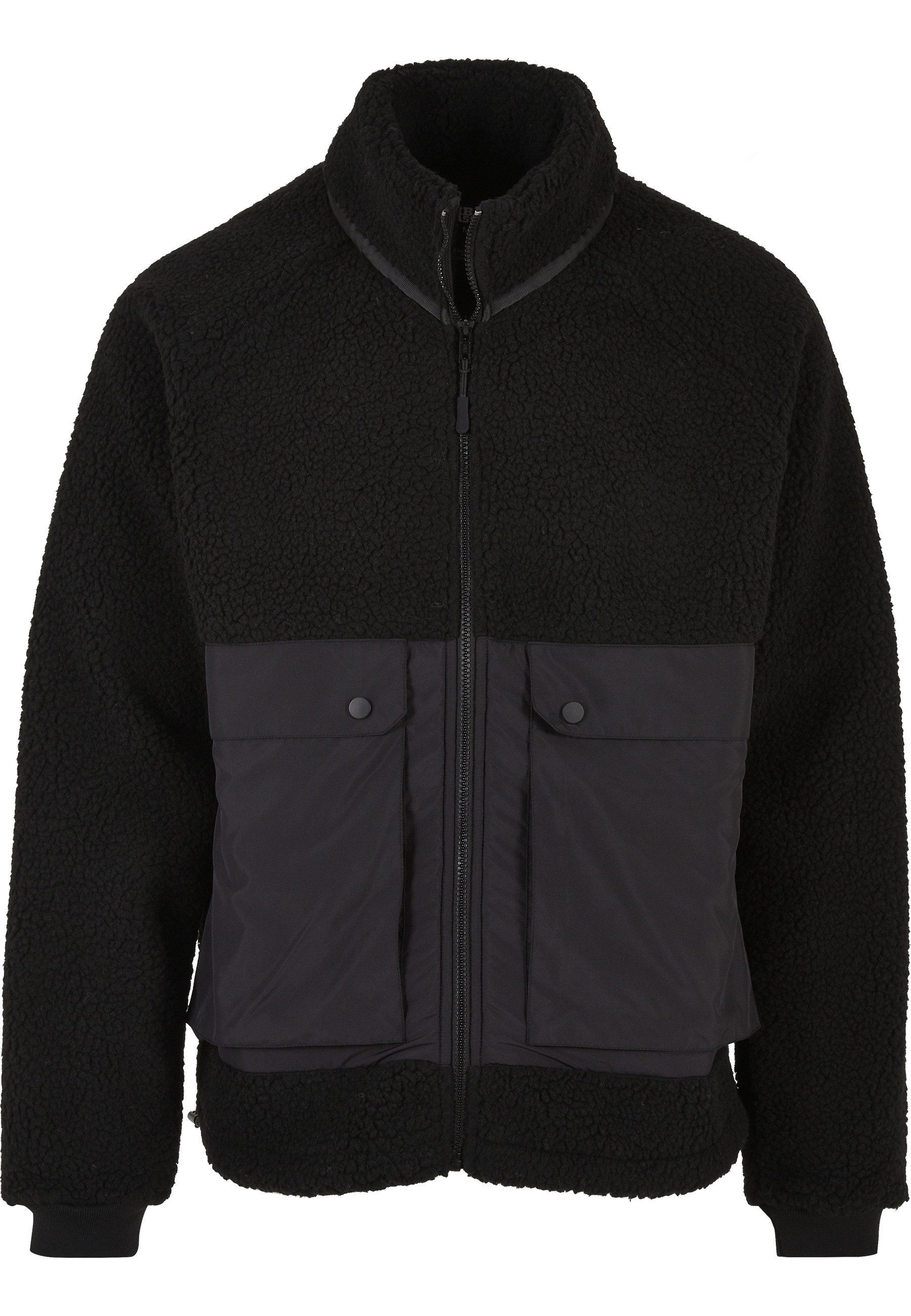 Winterjacke Urban Classics Herren Short Raglan Sherpa Jacket