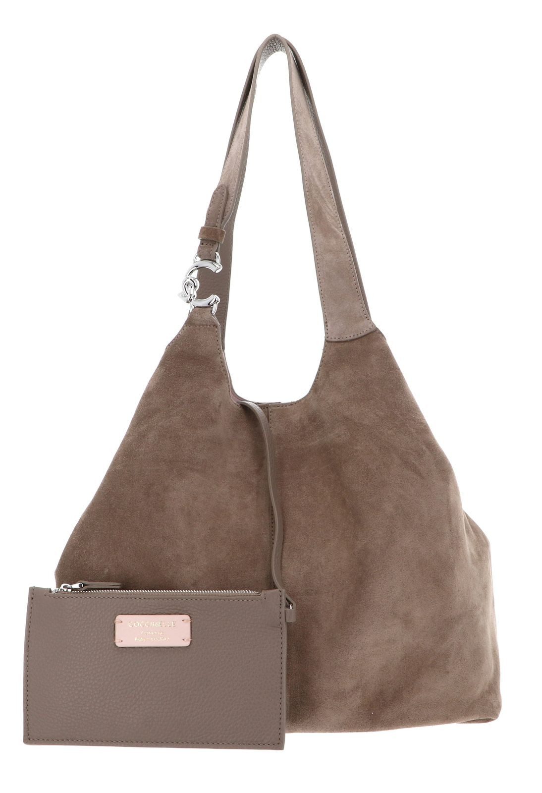 COCCINELLE Schultertasche Handbag Suede (Set, 2-tlg), aus echtem Rindsleder günstig online kaufen