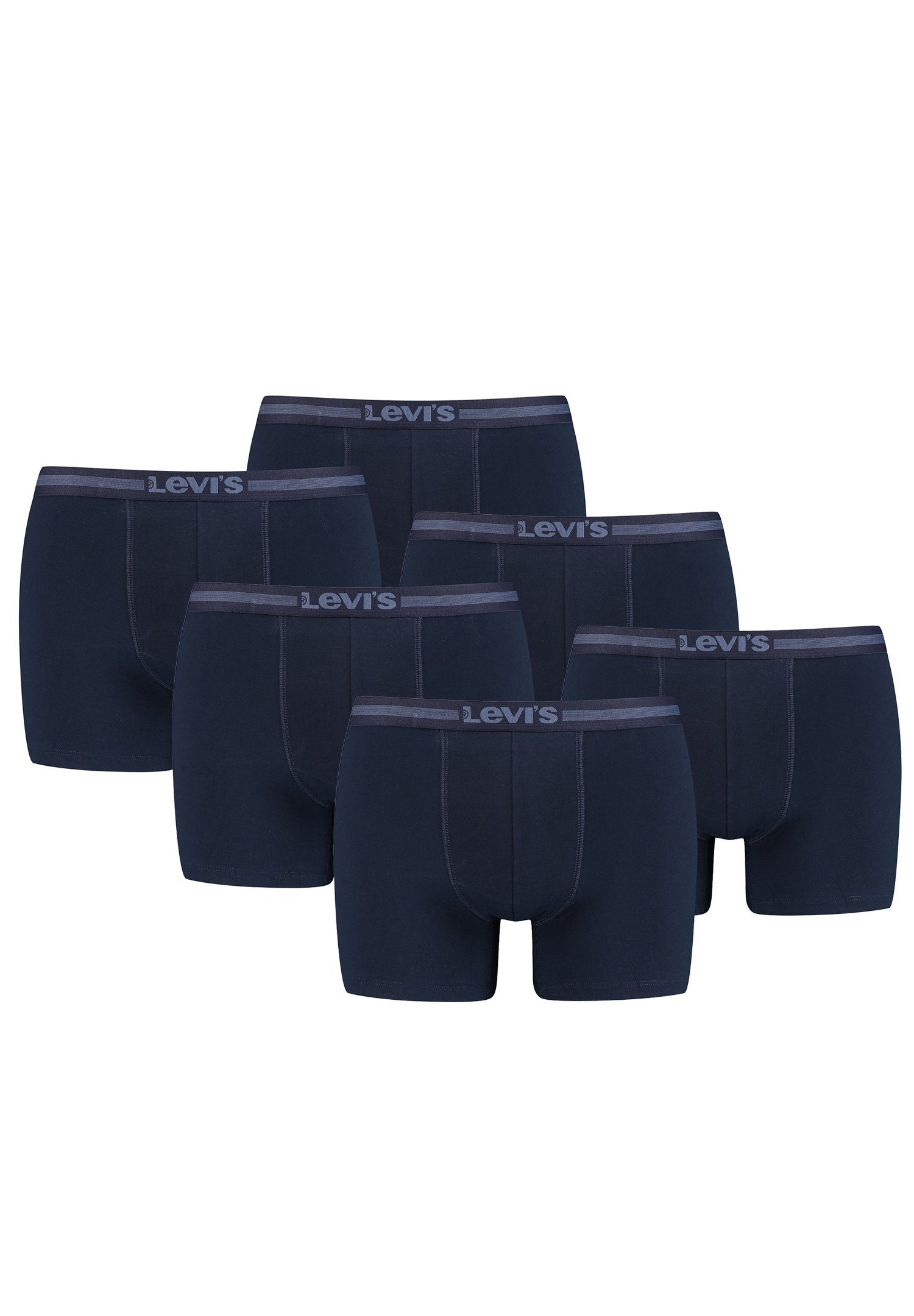 Levi's® Boxershorts MEN TENCEL BOXER Navy 6er BRIEF 6er-Pack) (Set, 6-St., Pack
