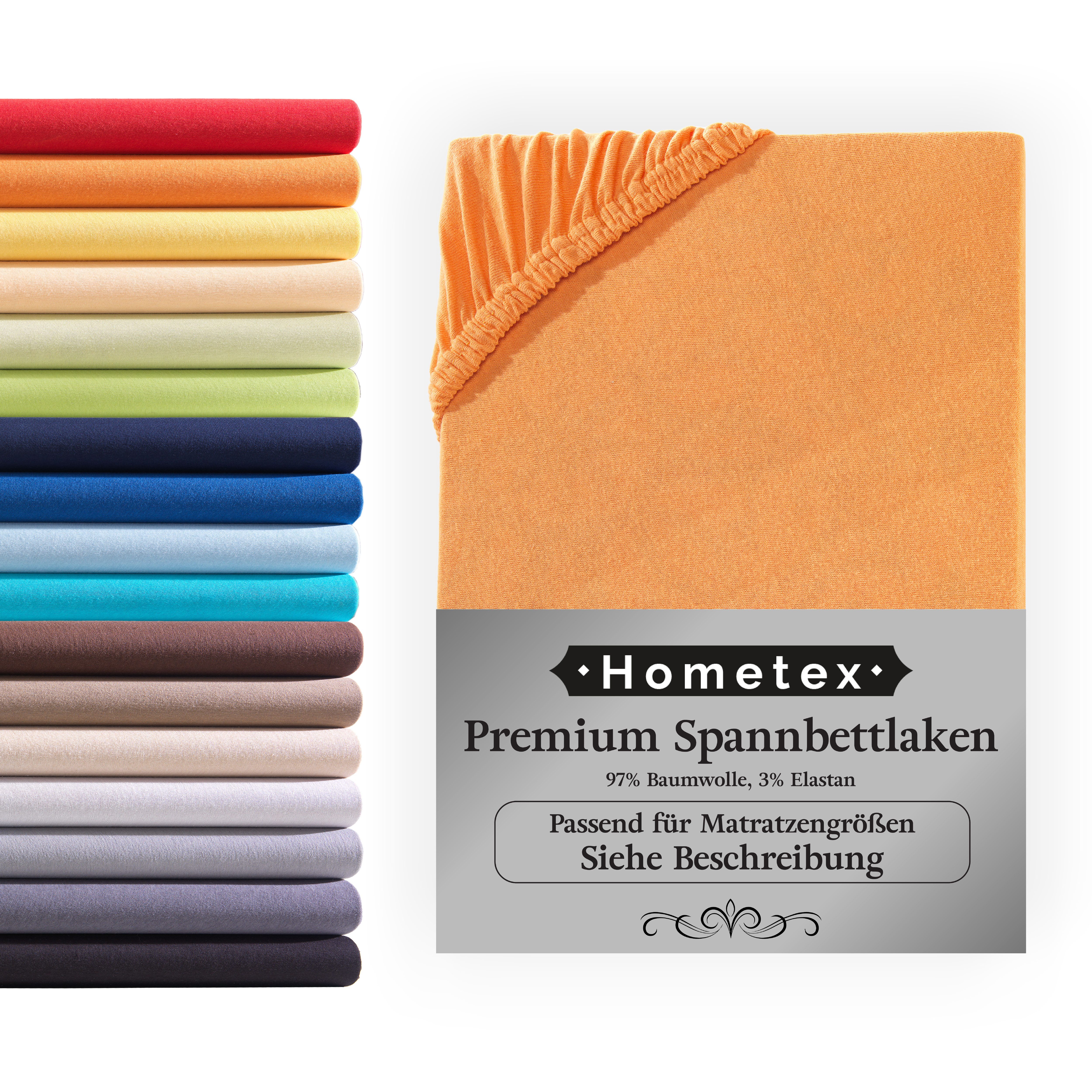 Hometex Premium Textiles Spannbettlaken Premium Boxspringbett Spannbetttuch günstig online kaufen