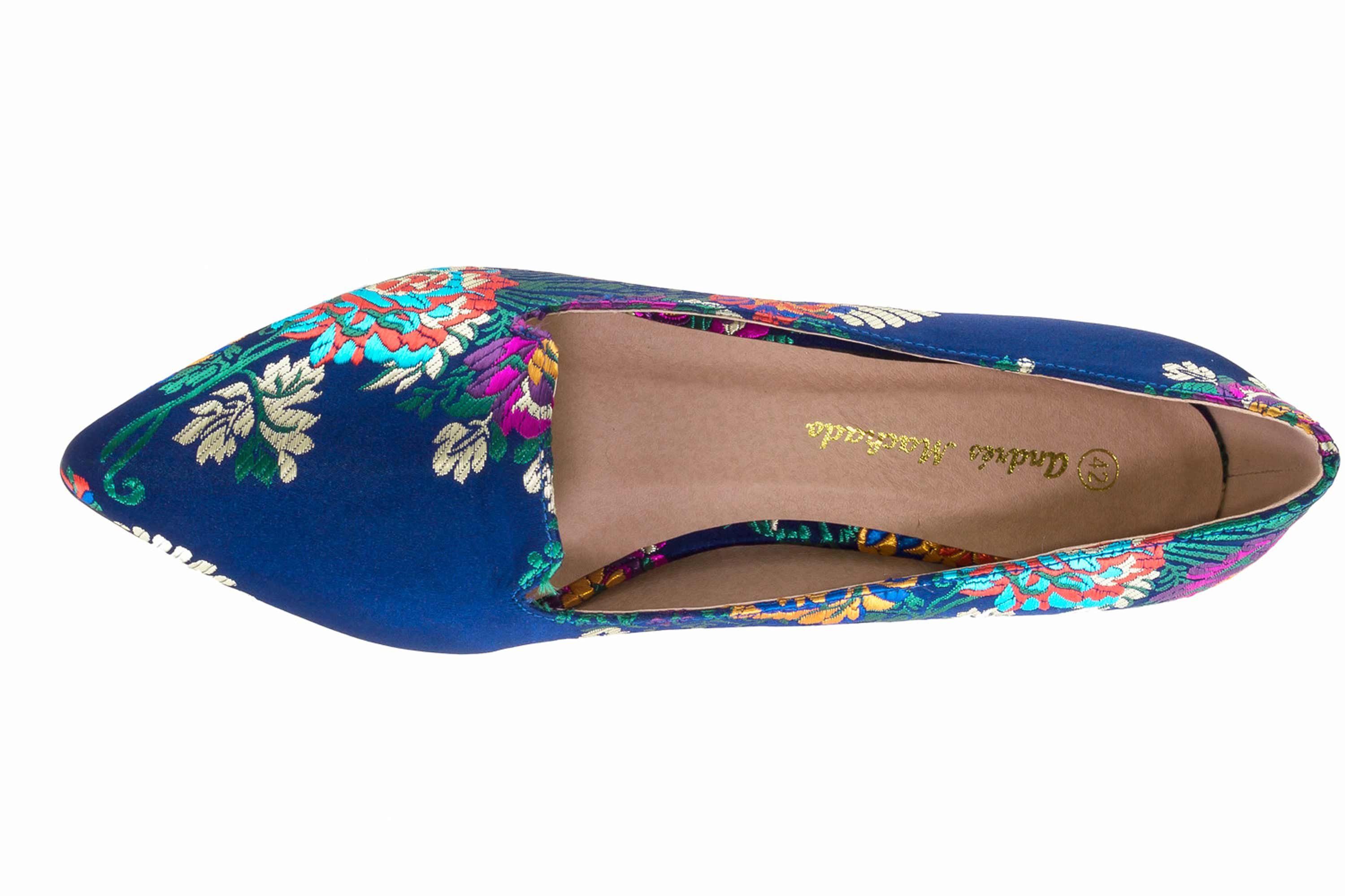 TEJIDO Pumps Machado FLORES Andres AM5322 AZUL