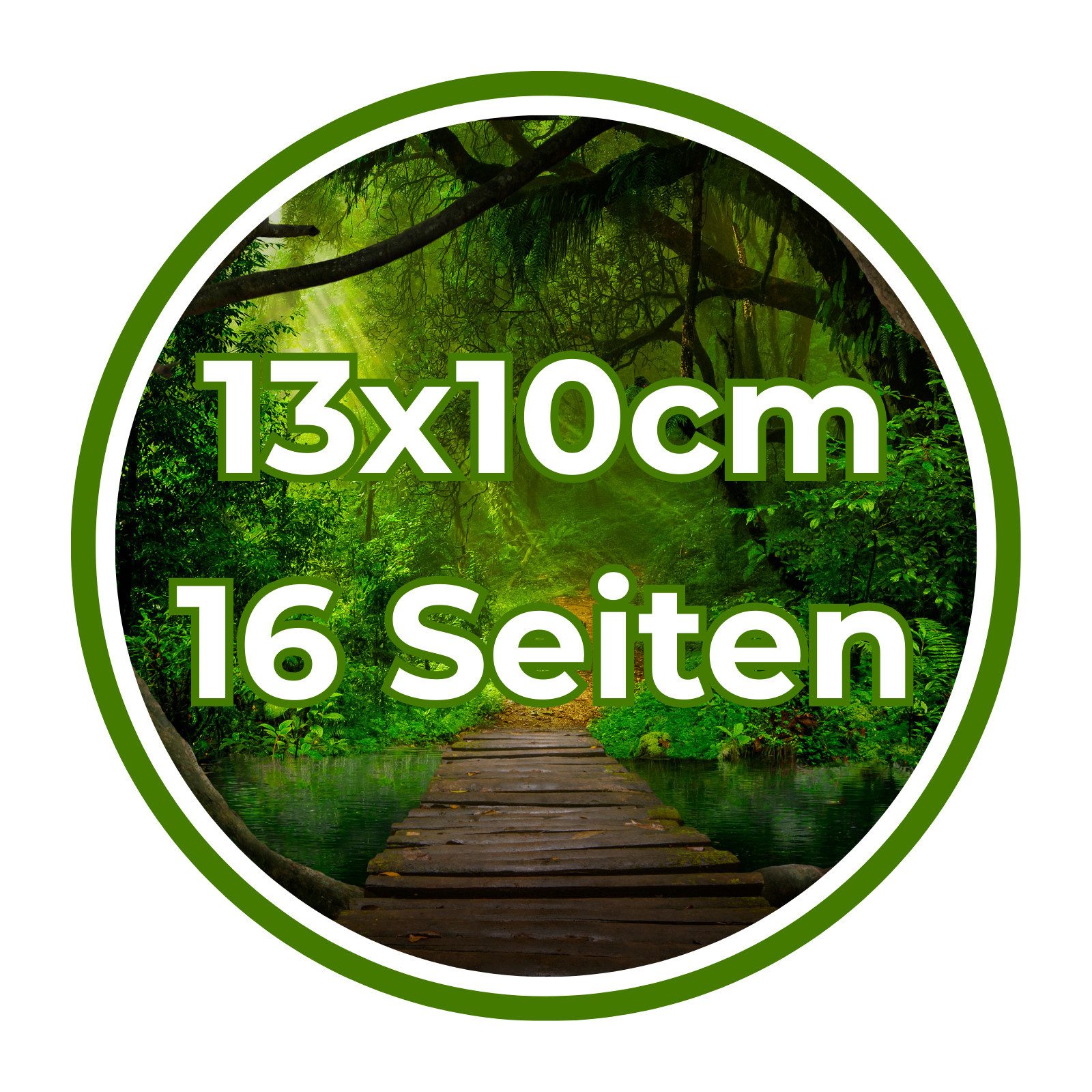 TE-Trend Stickerbuch 12 Stück Dschungel Motiv Malheft Ausmalheft Set mit je 15 Sticker, mit 15 Halloween Stickern – Bild 5 von 5