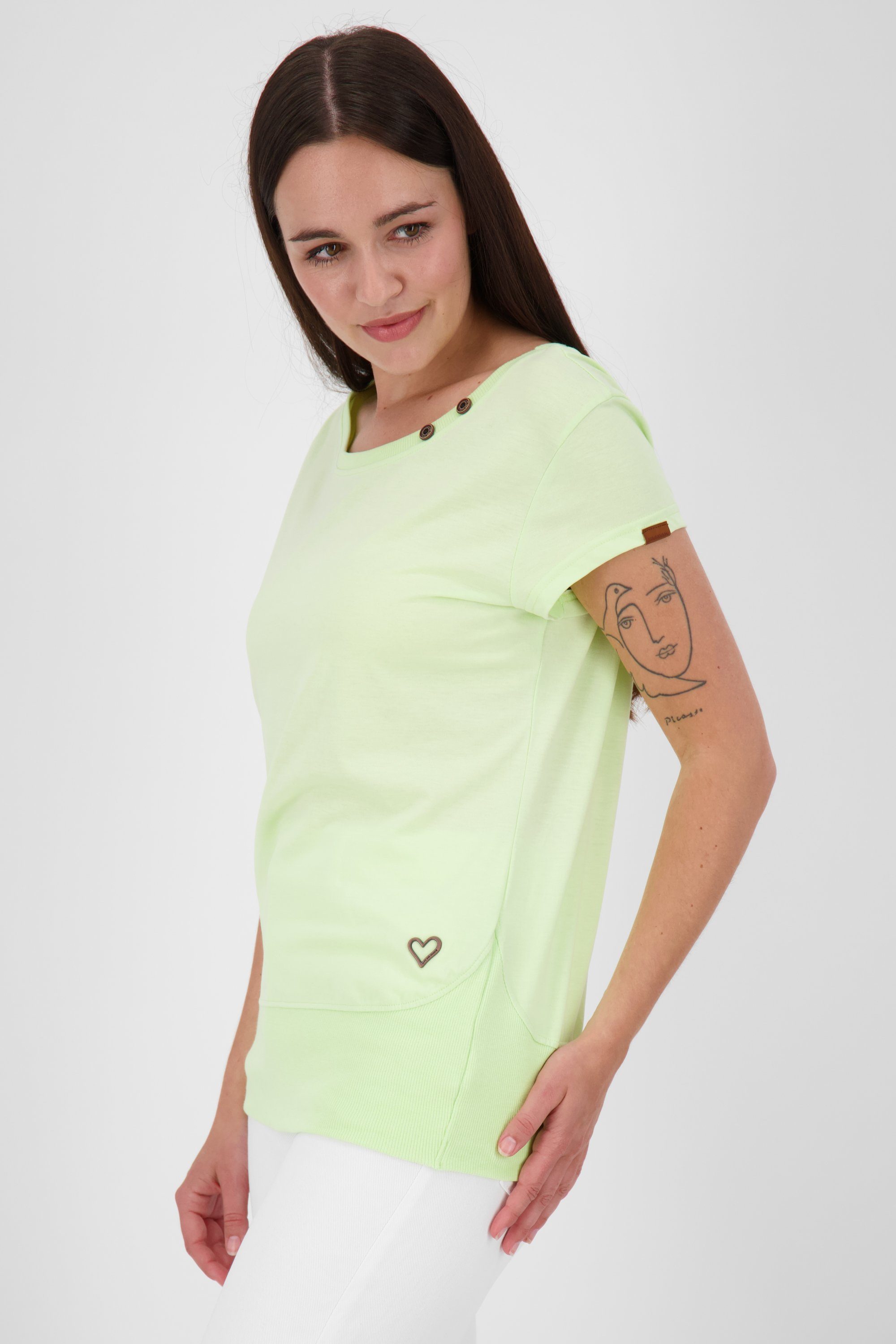 Alife & Kickin T-Shirt CocoAK A Shirt lime Damen T-Shirt