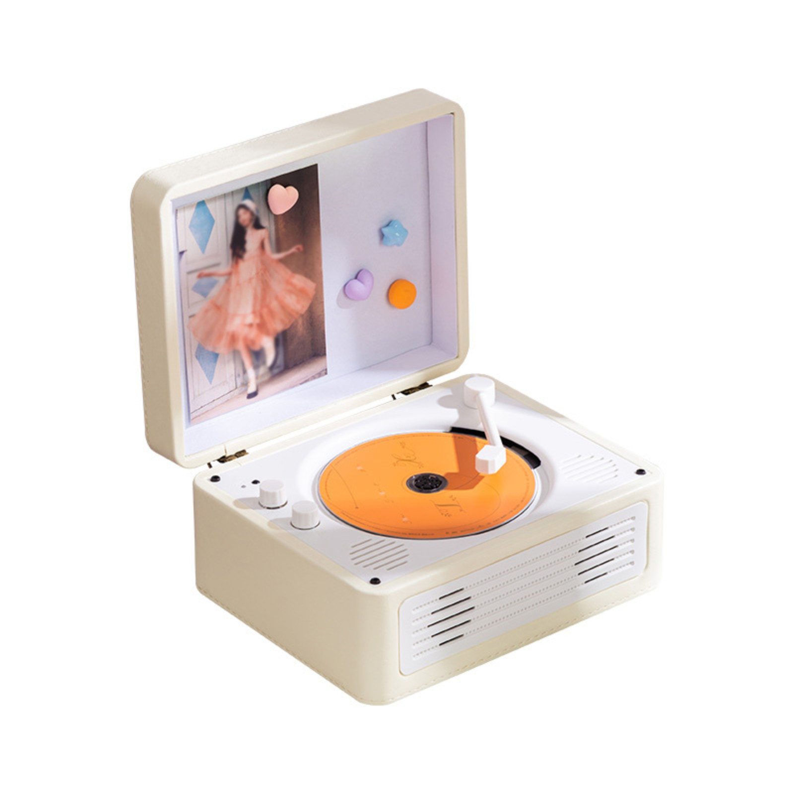 Tekoo Tragbarer CD-Player, Bluetooth 5.4 mit Akku & Stereo Lautsprecher CD-Player (Bluetooth, 0 GB Festplatte, 2-Wege-Bluetooth 5.4 (Sender/Empfänger), 3000 mAh Akku)