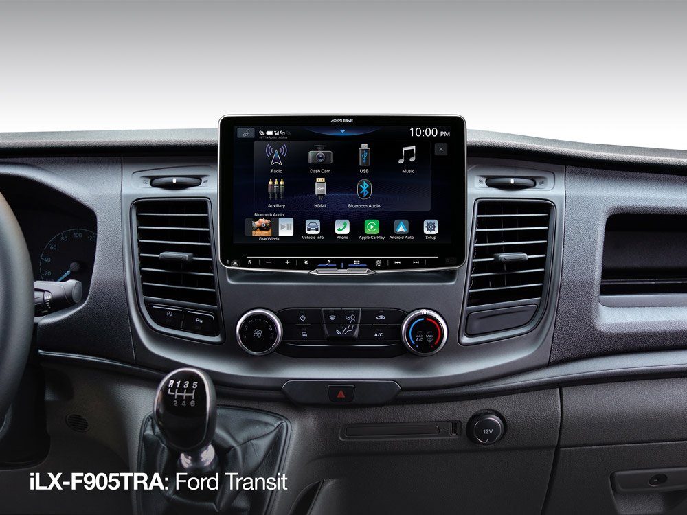 Ford Modelljahr (ab Autoradio Android 2018) iLX-F905TRA ALPINE DAB+ Transit Wireless