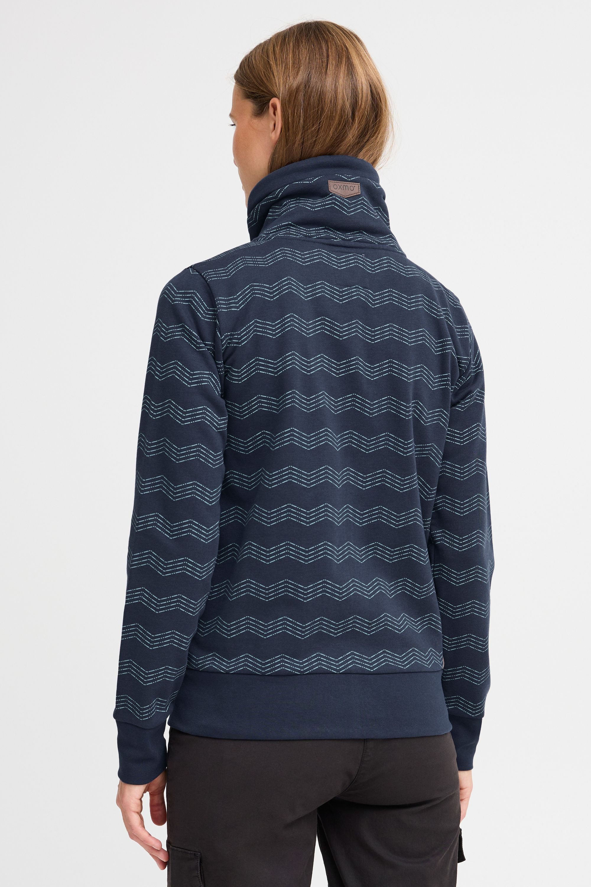 OXMO Sweatjacke OXVanta Moderne Sweatjacke