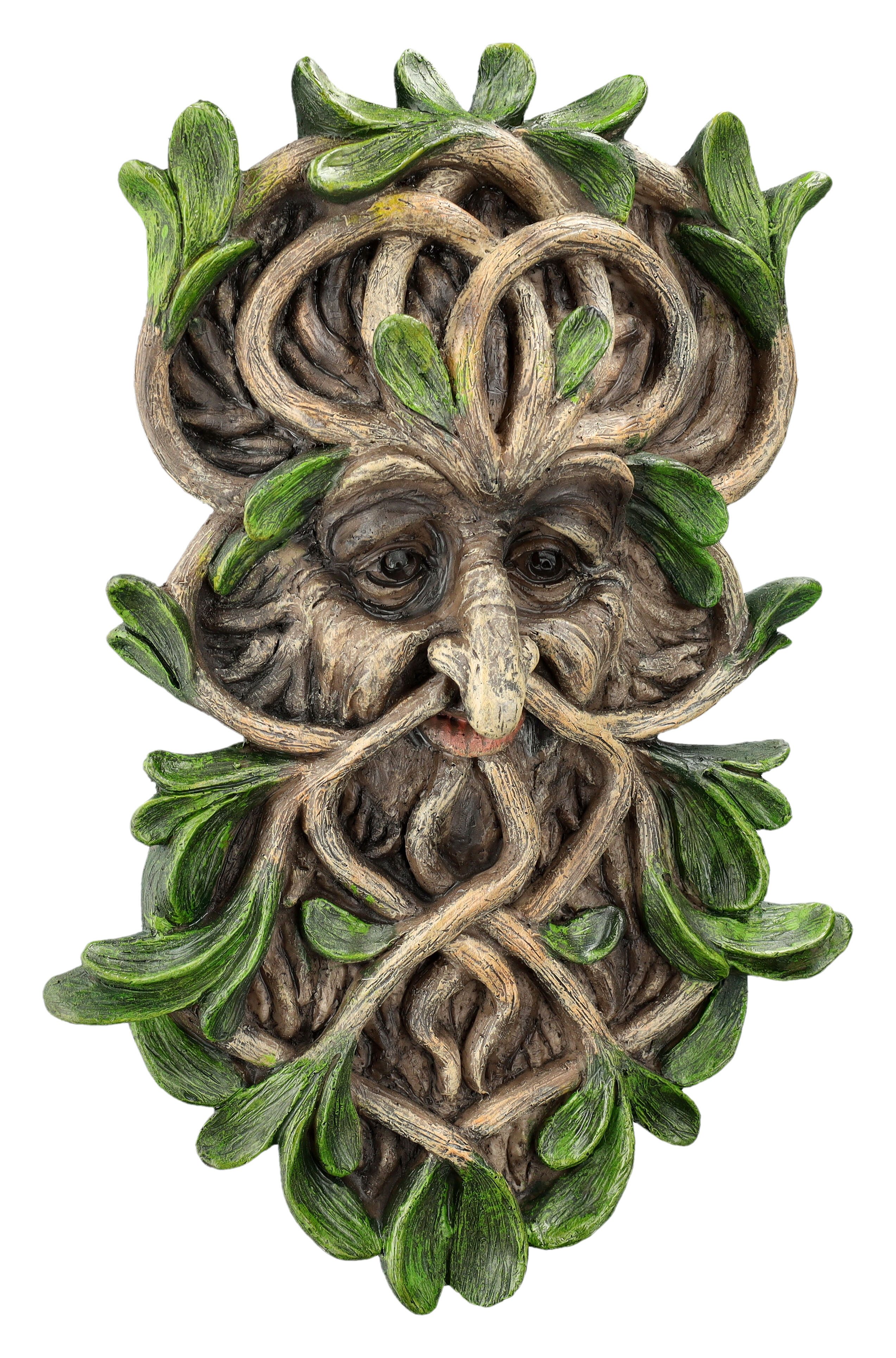 Figuren Shop GmbH Wanddekoobjekt Wandrelief - Greenman Tawnya - Wanddekorat günstig online kaufen