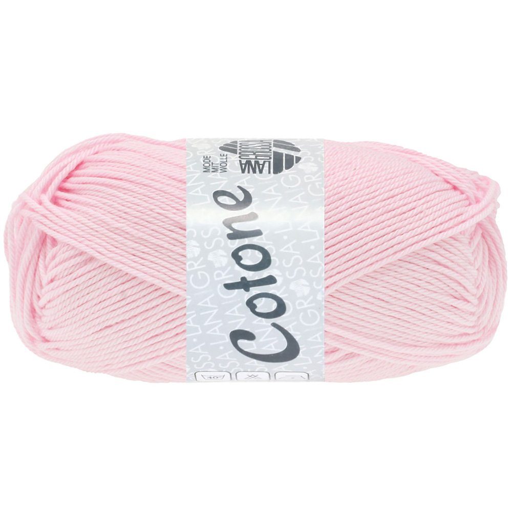 LANA GROSSA COTONE Häkelwolle, 125 m (vielseitiges Baumwoll-Basicgarn), 50 g