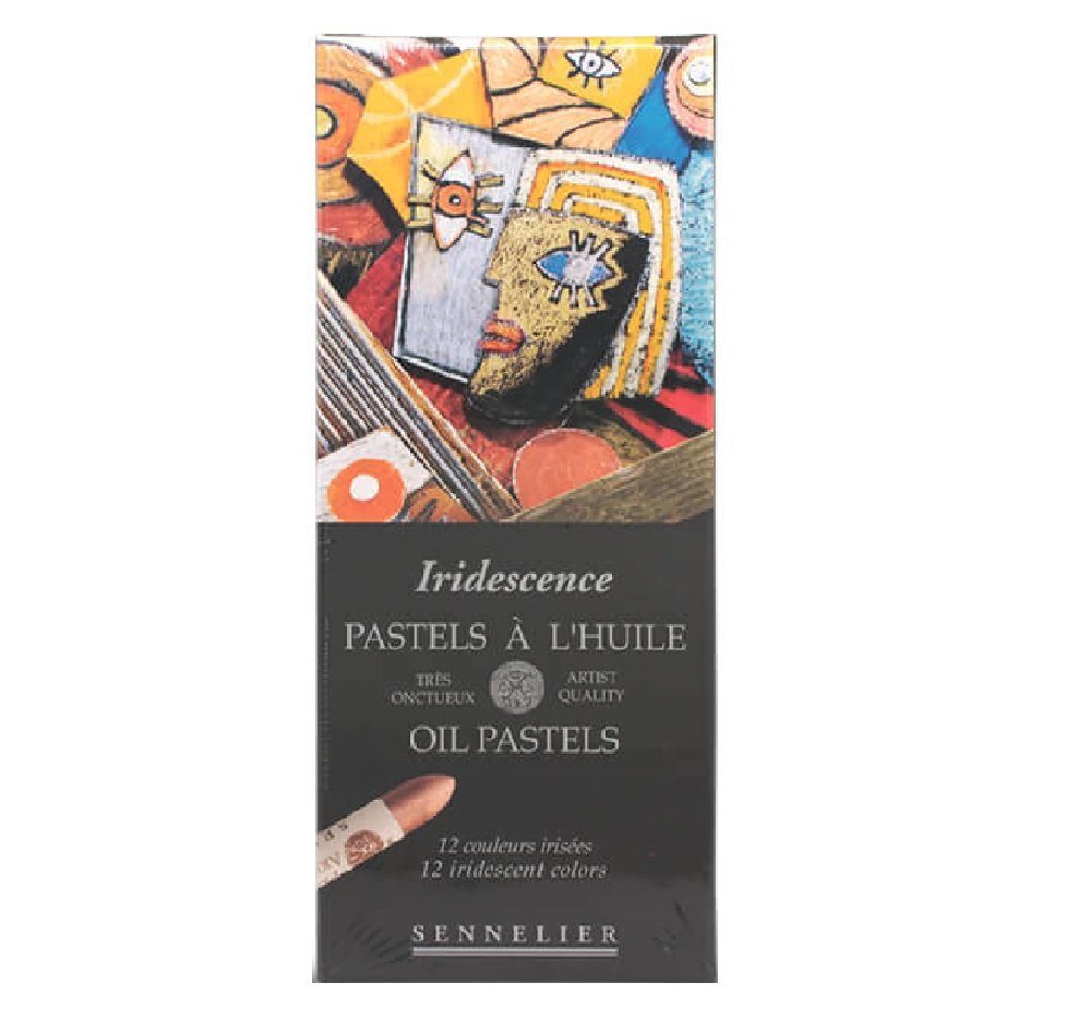 SENNELIER Malkreide Iridescence Ölkreiden, (12-tlg), irisierende Farben