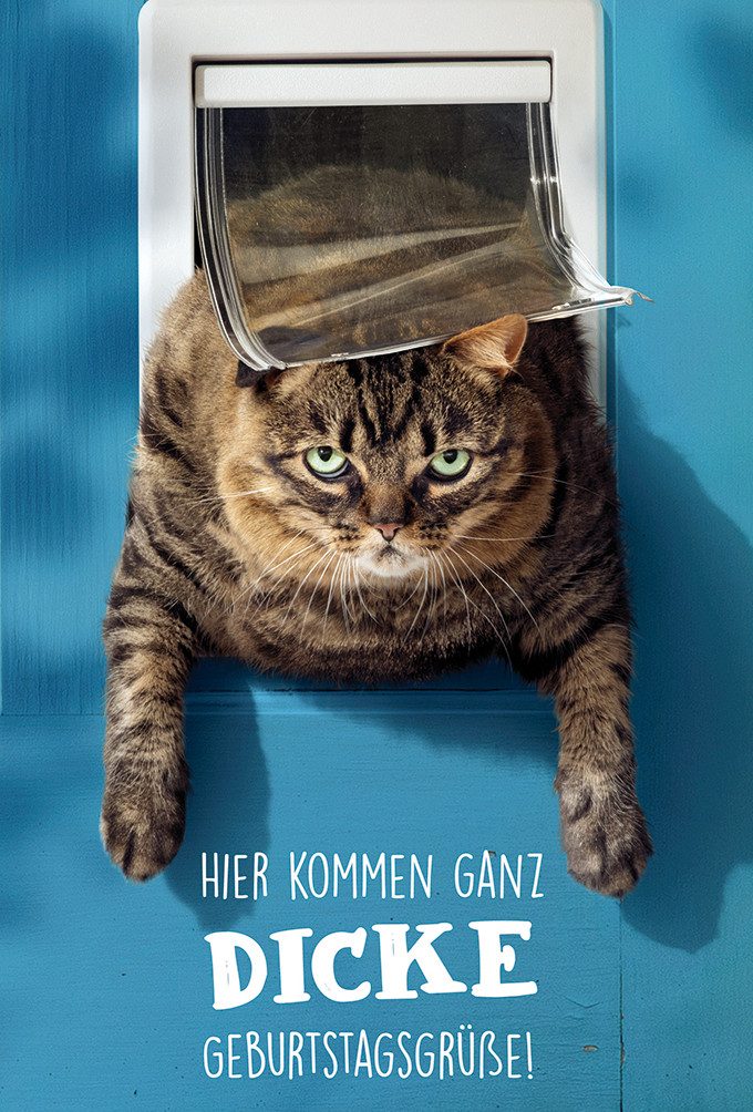 Grußkarten Geburtstag - Premium Line - Glückwunschkarte im Format 11,5 x 17 cm