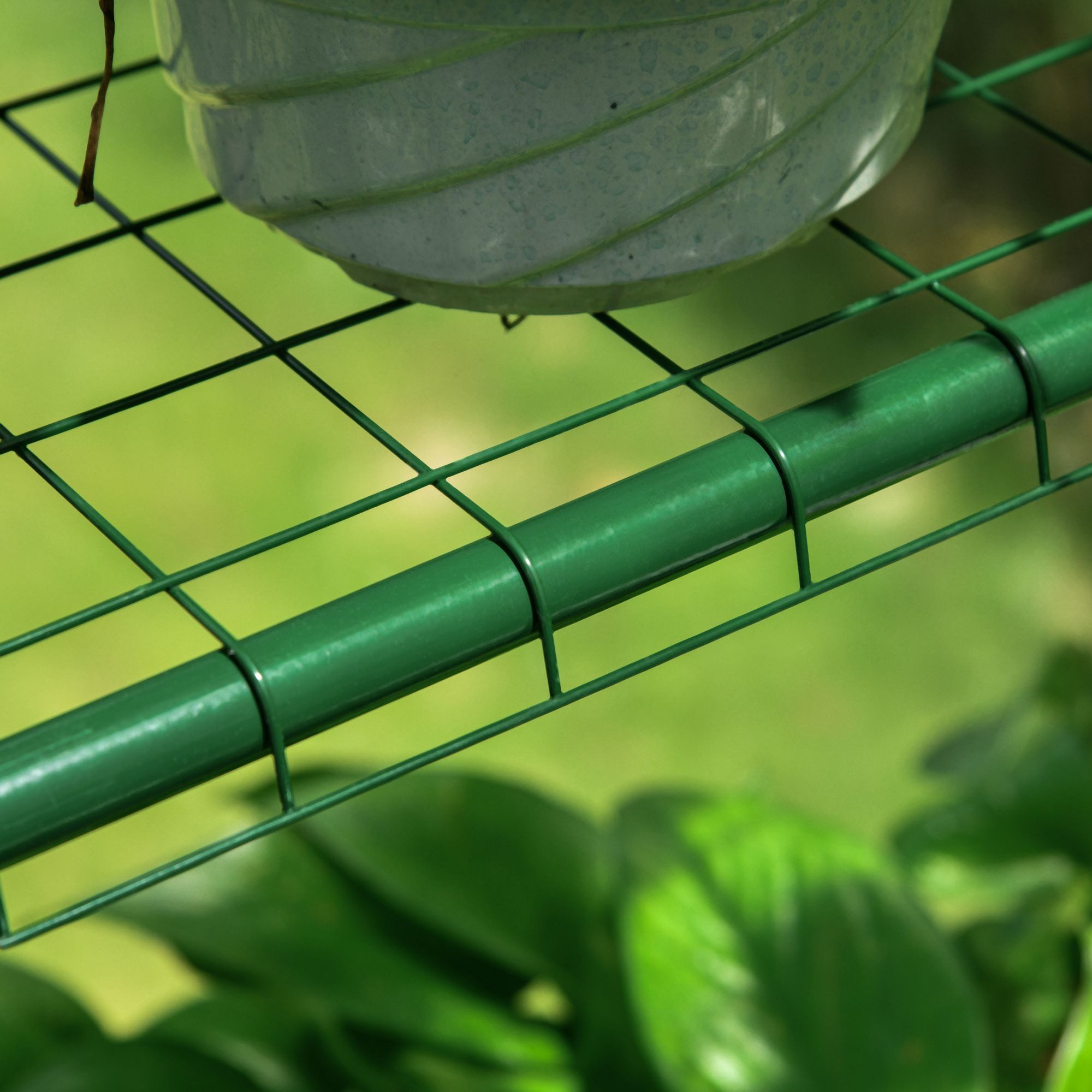 MC Star Gewächshaus Transparentes PVC-Gartengewächshaus für den Außenbereich, Balkongewächshaus mit Regalen für Gemüsepflanzen, 1,43 x 1,43 x 1,95 m