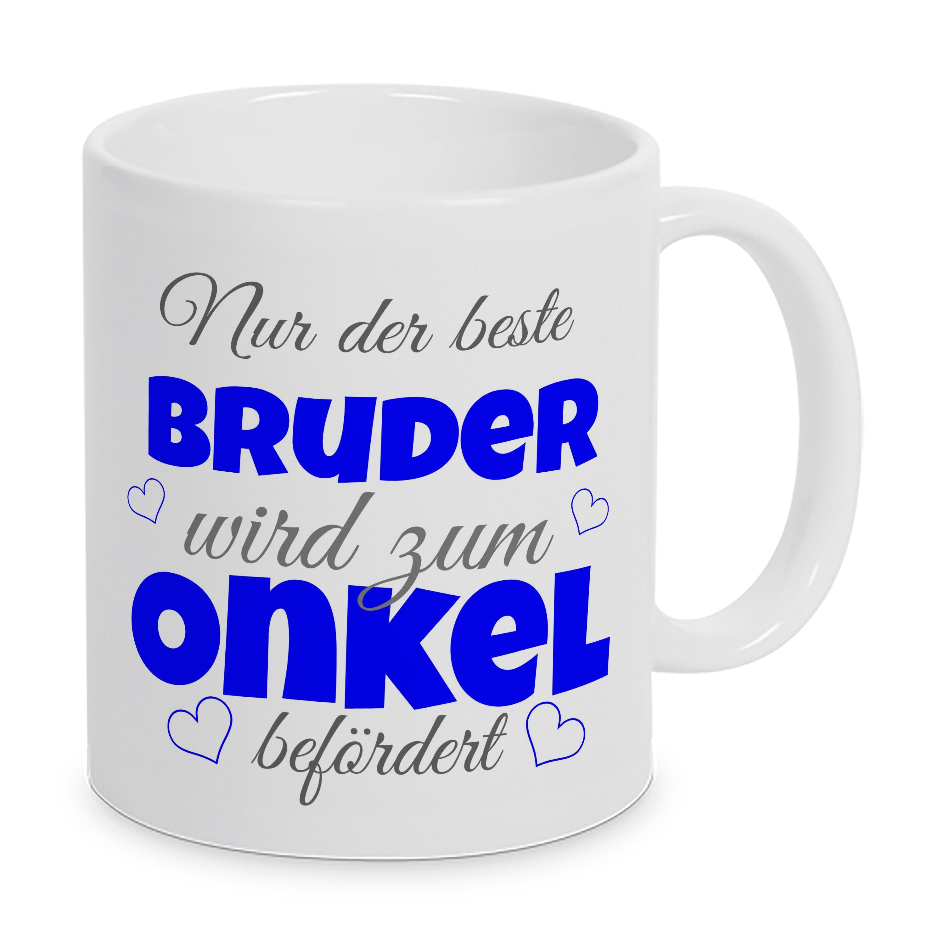 TASSENKING Tasse, Nur der beste Bruder wird zum Onkel befördert Tasse