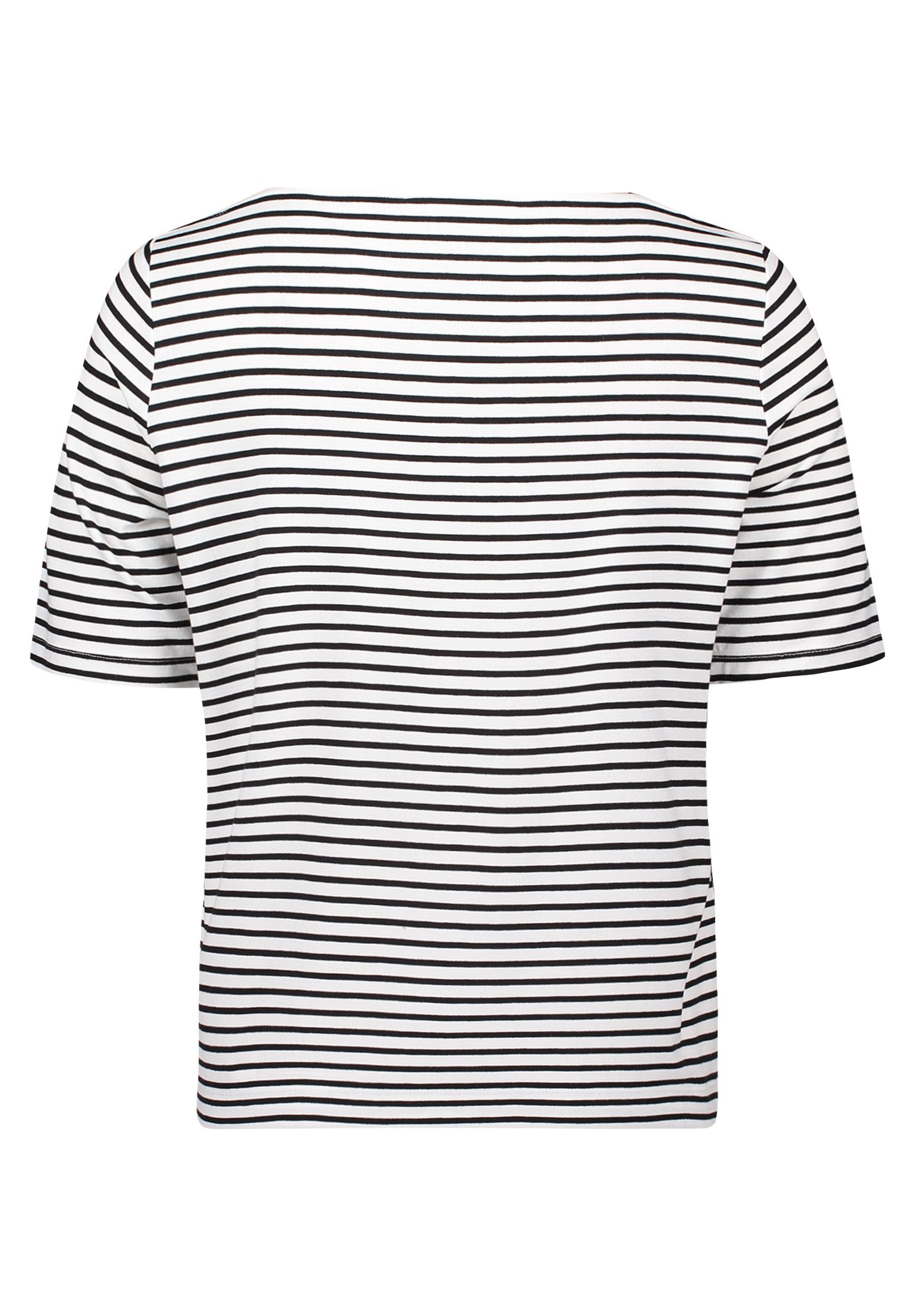 Betty&Co Kurzarmshirt Damen Streifenshirt mit U-Boot-Ausschnitt (1-tlg) günstig online kaufen