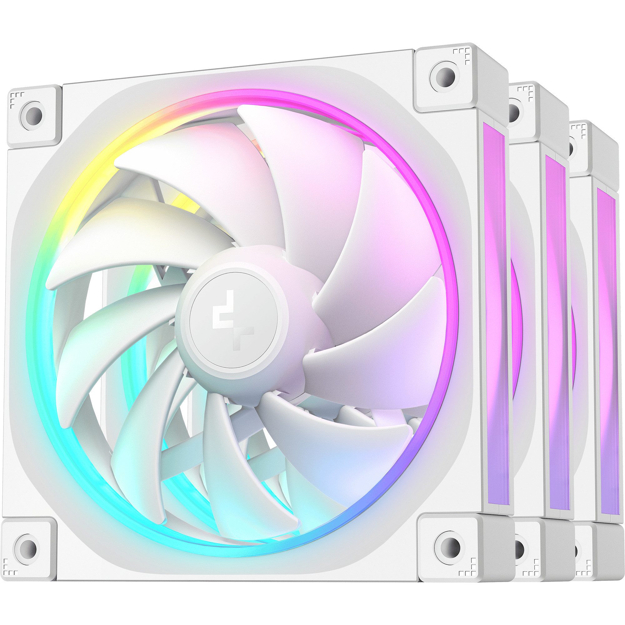 DeepCool Gehäuselüfter DeepCool FL12, Gehäuselüfter, (3er Pack)
