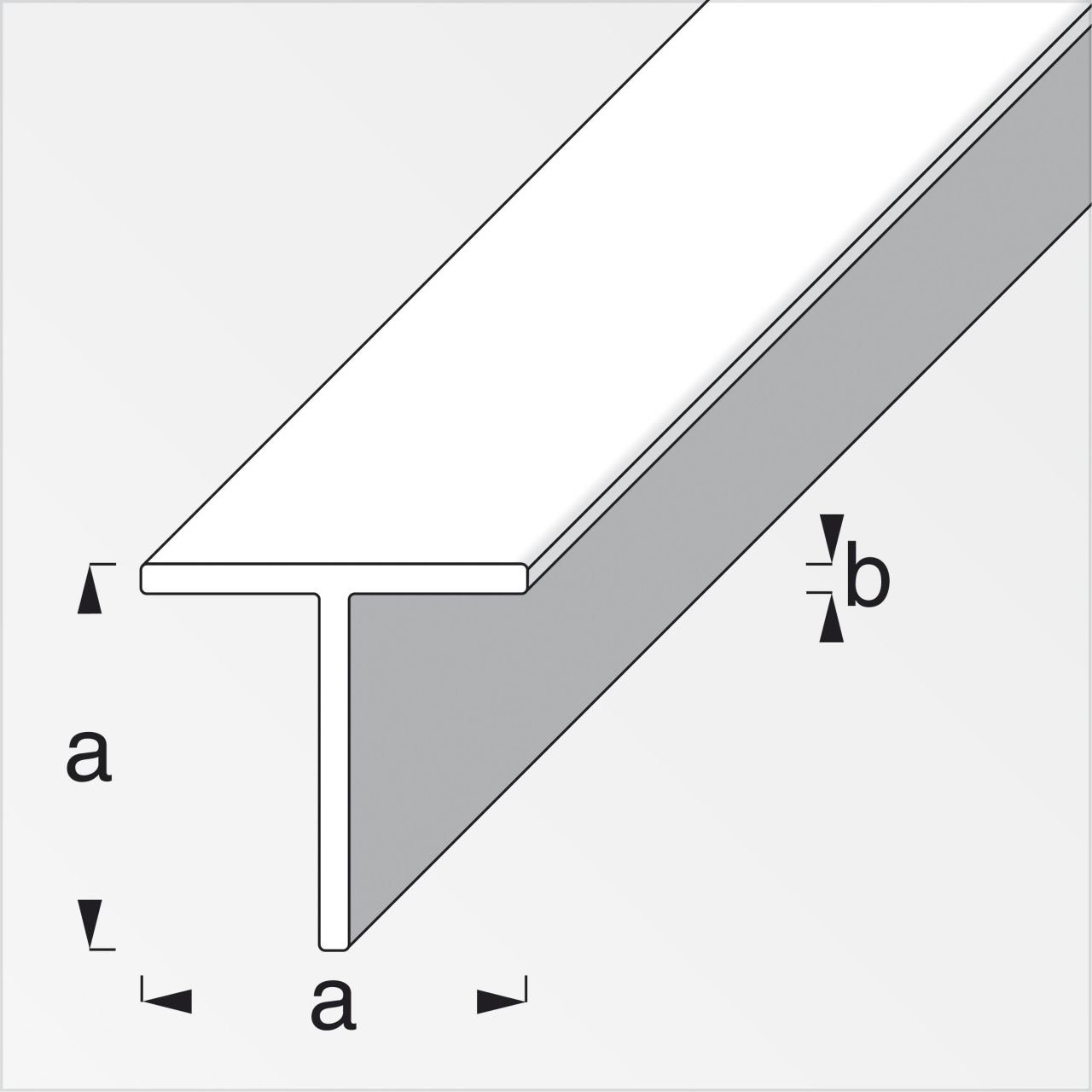 alfer Verbindungsprofil alfer Quadrat-T 1 m, günstig online kaufen