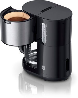 Braun Filterkaffeemaschine PurShine KF1500 BK, 1,7l Kaffeekanne, Papierfilter