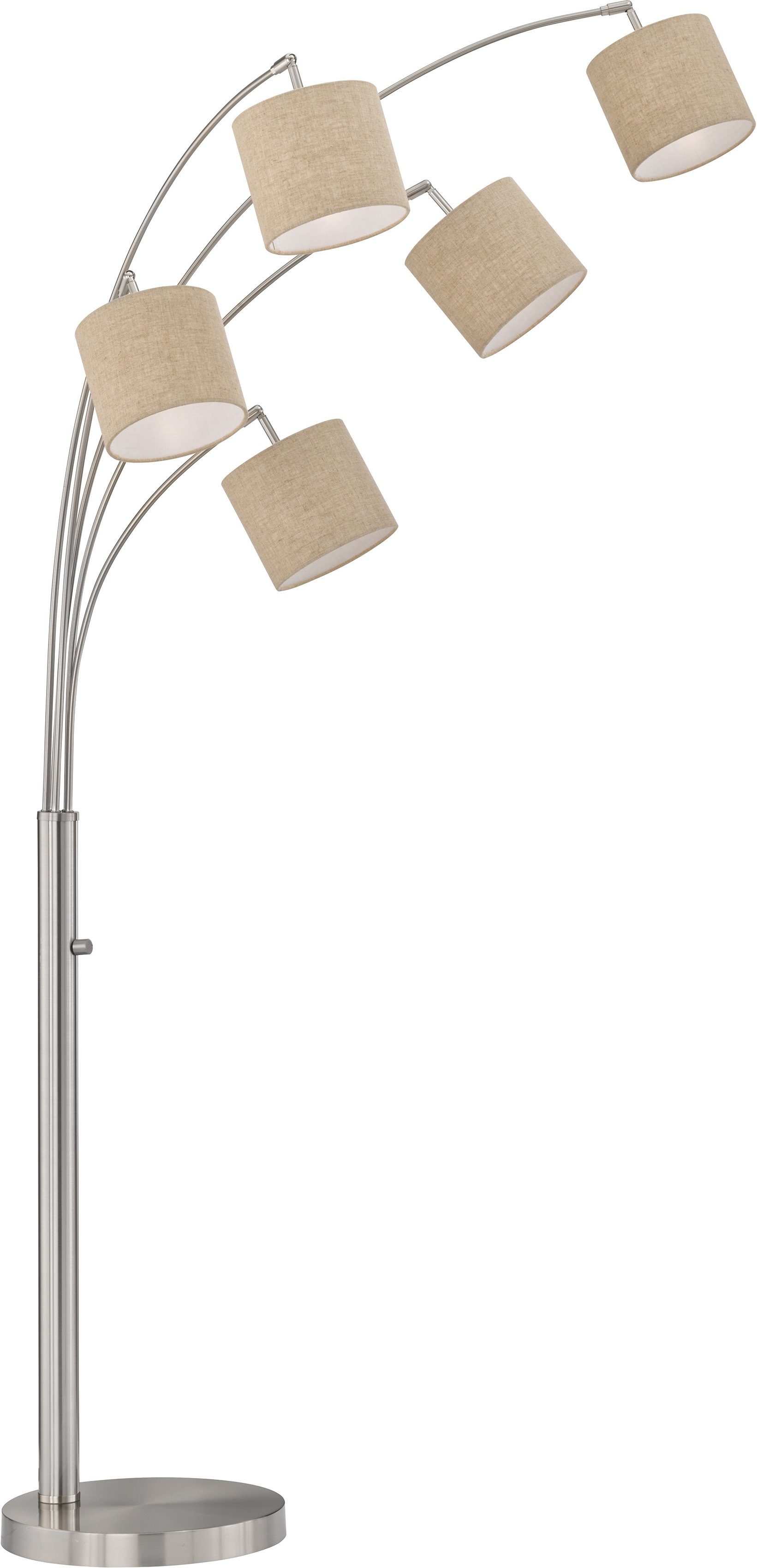 Ein-/Ausschalter, FISCHER HONSEL Leuchtmittel Stehlampe Annecy, ohne &