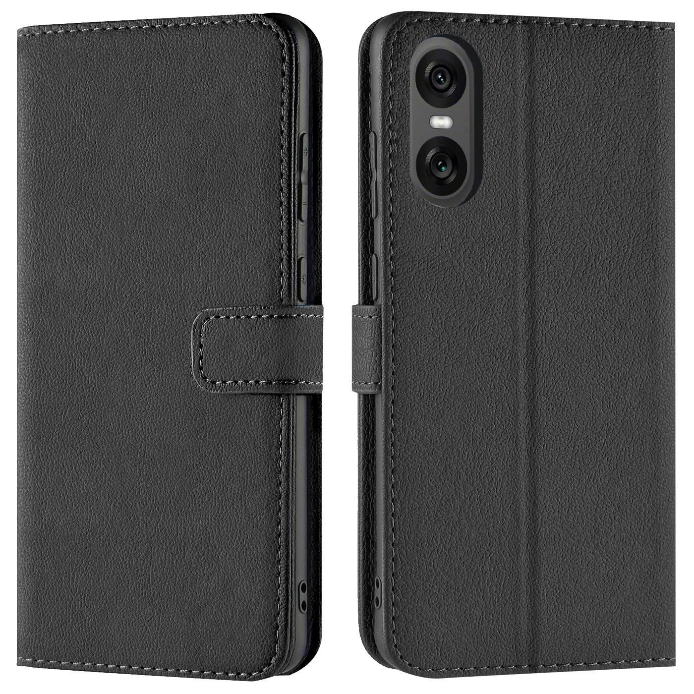 CoolGadget Handyhülle Book Case Handy Tasche für Sony Xperia 10 VI 6,1 Zoll, Hülle Klapphülle Flip Cover für Sony 10 VI 2024 Schutzhülle stoßfest