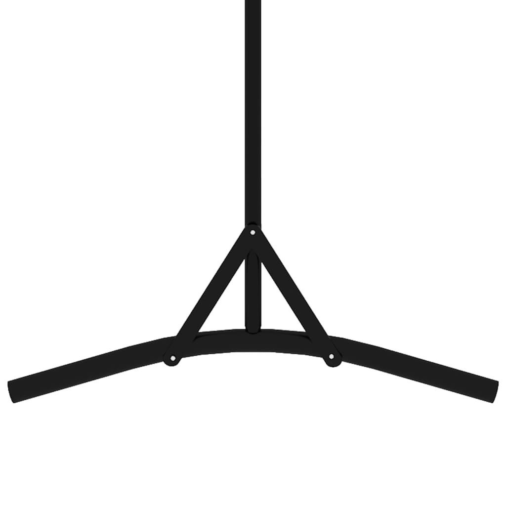 vidaXL Paravent 175 x 180 cm Paravent 1-tlg Raumteiler Schwarz 175x180 cm