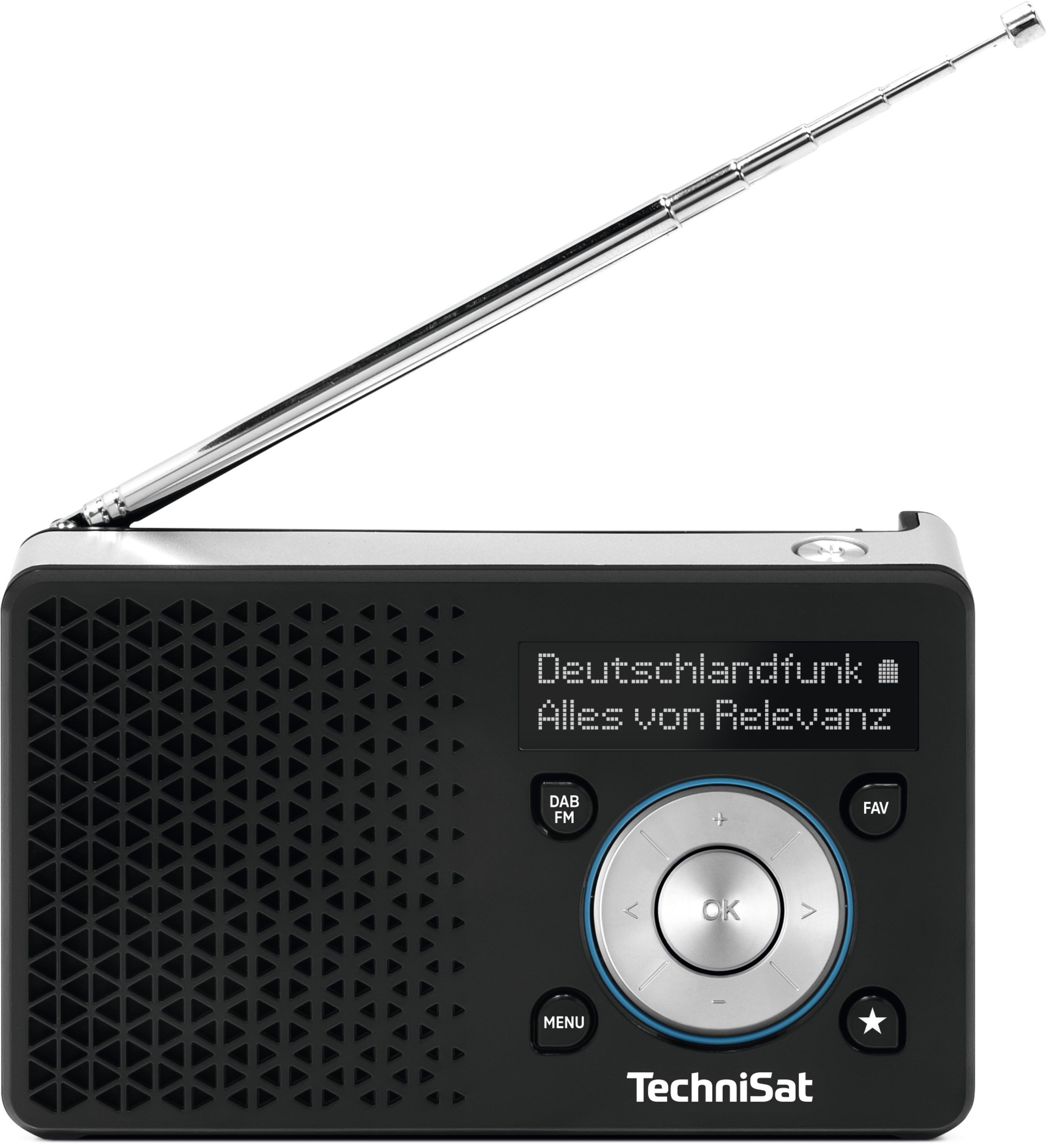 TechniSat DIGITRADIO 1 A Digitalradio (DAB) (Digitalradio (DAB), FM-Tuner mit RDS, 1 W, DAB+/UKW-Radio, Akku- und Netzbetrieb, ASA Warnmeldungen über DAB)