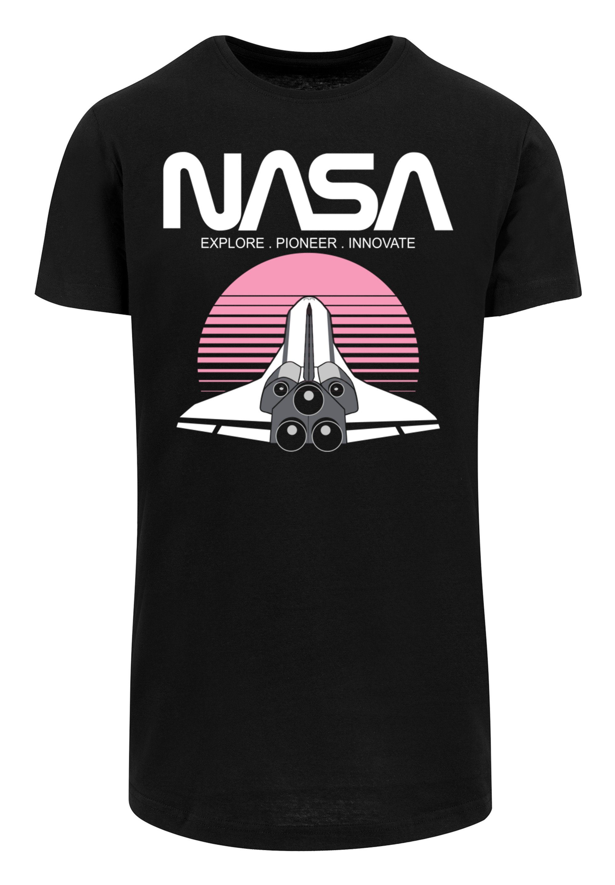 F4NT4STIC Shuttle T-Shirt NASA Space Sunset' Print