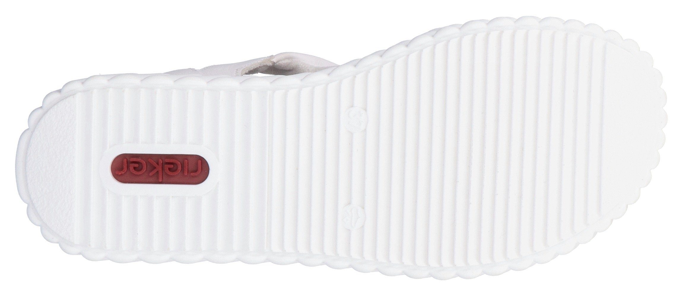 Rieker Sandale, Sommerschuh, Sandalette, Keilabsatz, mit weicher Innensohle