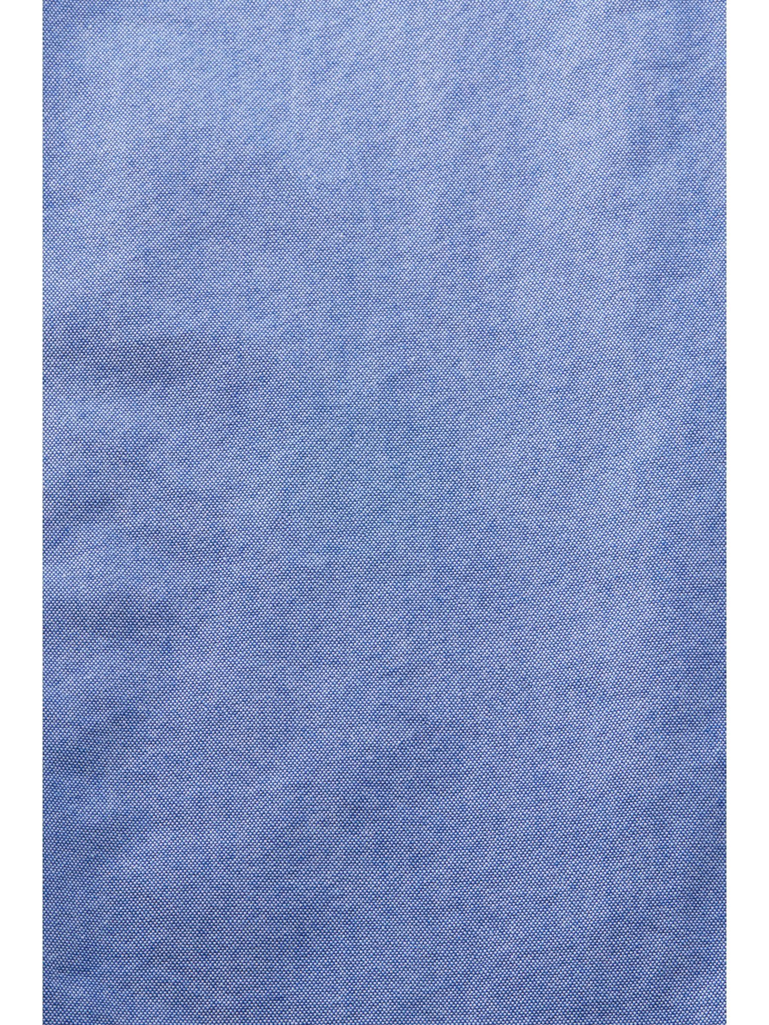 Esprit BRIGHT aus Baumwollpopeline Button-Down-Hemd BLUE Langarmhemd