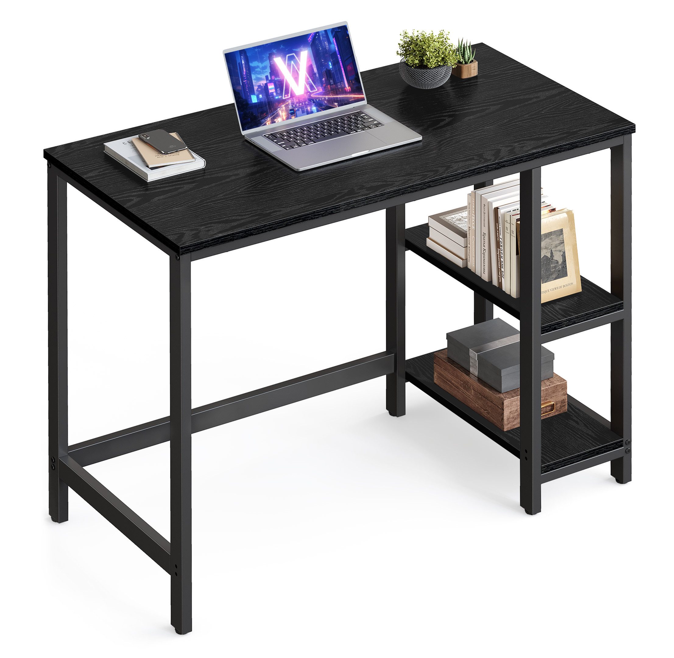 VASAGLE Schreibtisch Computertisch, Tisch, Bürotisch, 100/120/140cm, günstig online kaufen