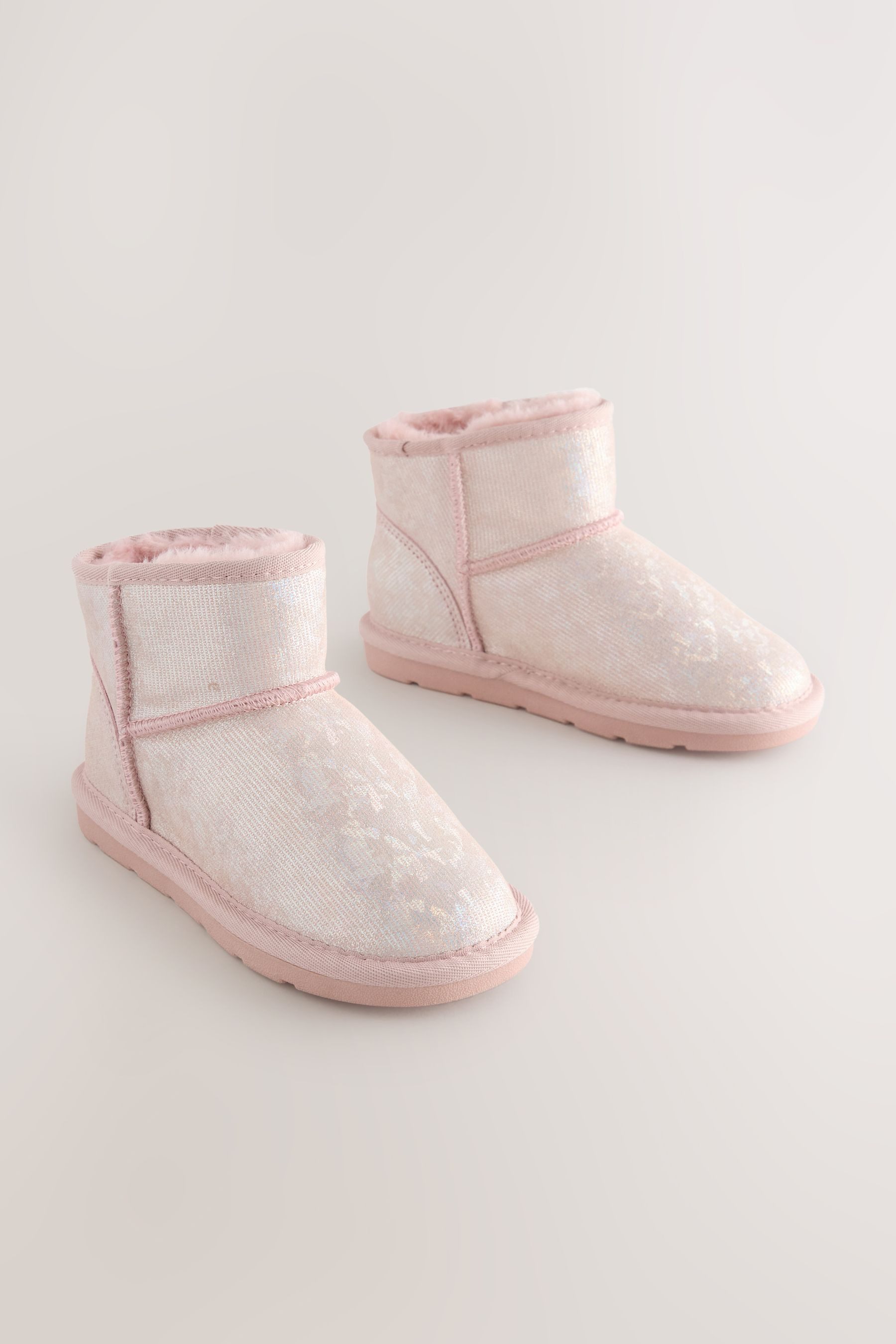 Next Wasserabweisende Schlupfstiefel aus Veloursleder Stiefel – Bild 2 von 5