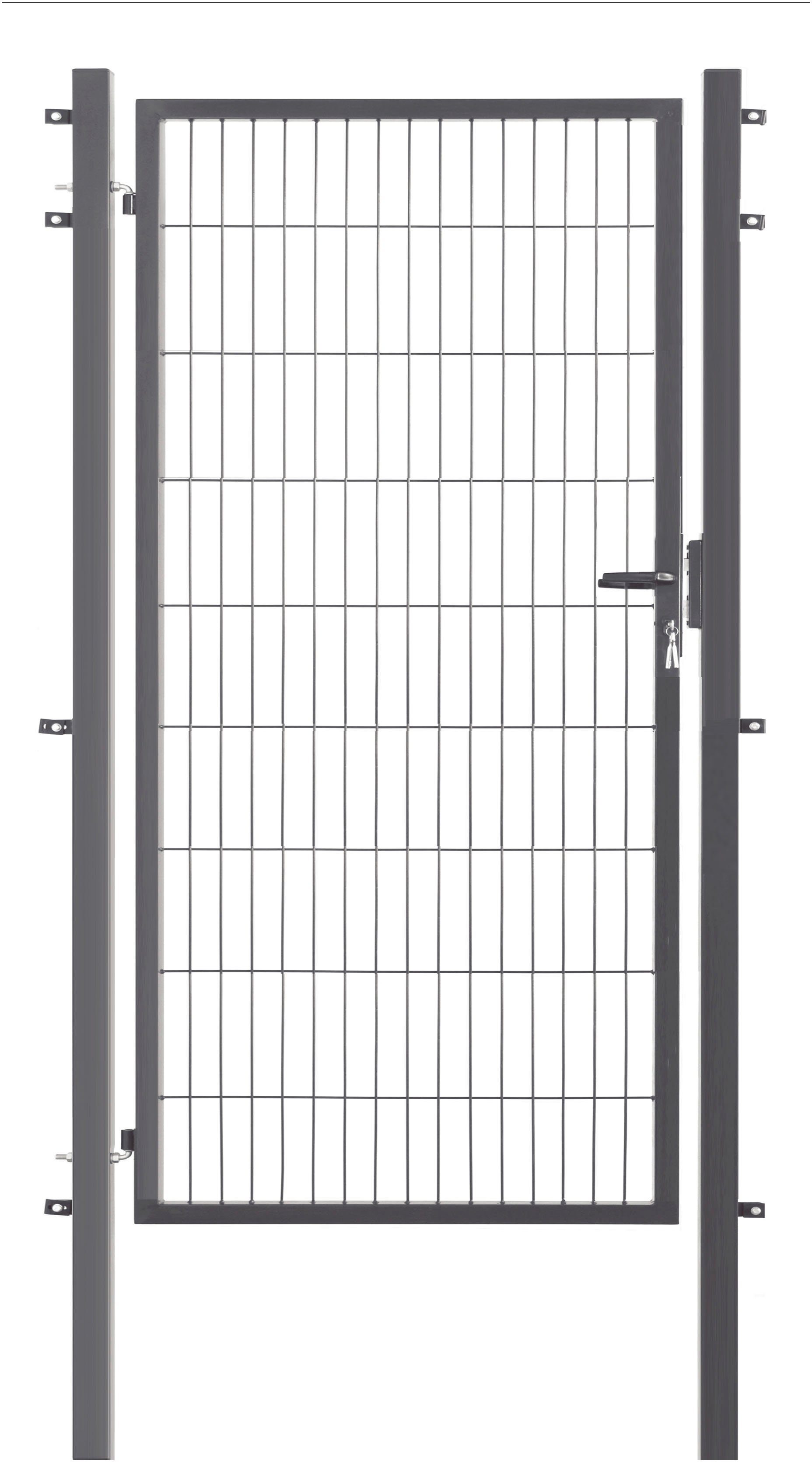 GARDEN 'N' MORE Zauneinzeltür Einzeltor Excellent, (Set), 183 cm hoch, anthrazit