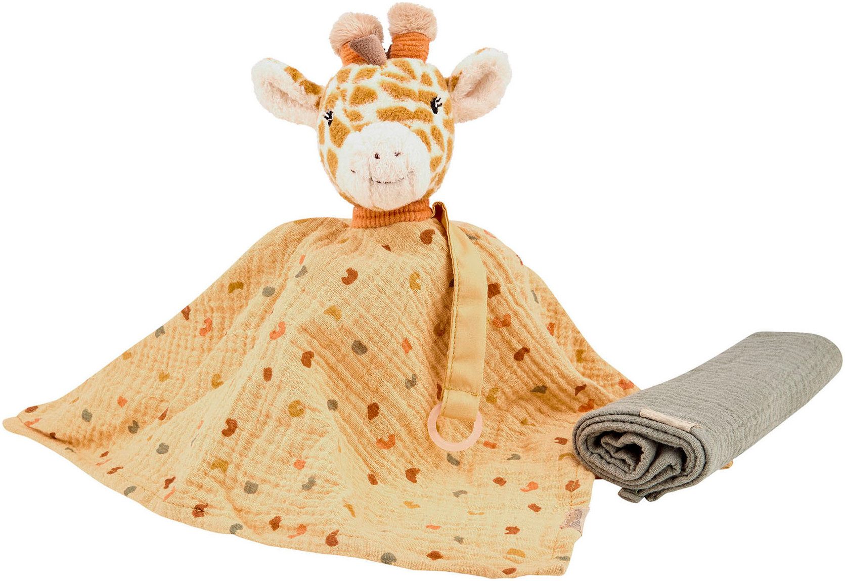 Sterntaler® Schmusetuch Träumli-Set Giraffe Kaya, (Set, 2-tlg)