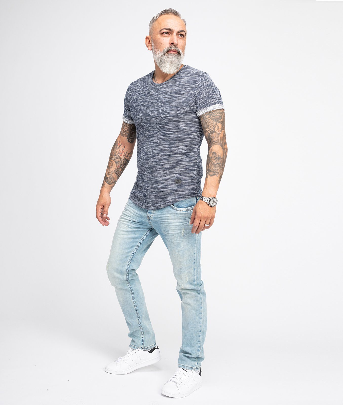 Rock Creek Regular-fit-Jeans Herren Jeans Regular Fit Hellblau RC-2109 günstig online kaufen