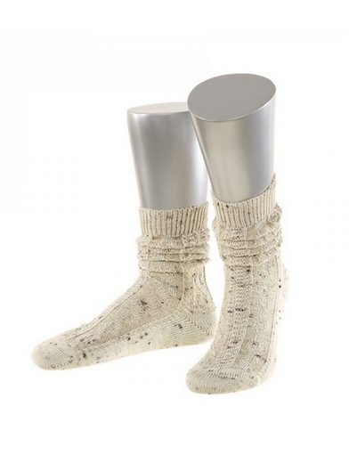 Almbock Trachtensocken »Trachten Socken kurz Merino Schurwolle« (1-Paar) natur meliert