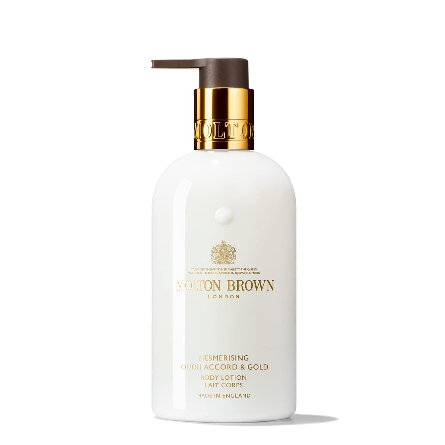 MOLTON BROWN Körperlotion Mesmerising Oudh Accord und Gold Bodylotion 300ml, 1-tlg.