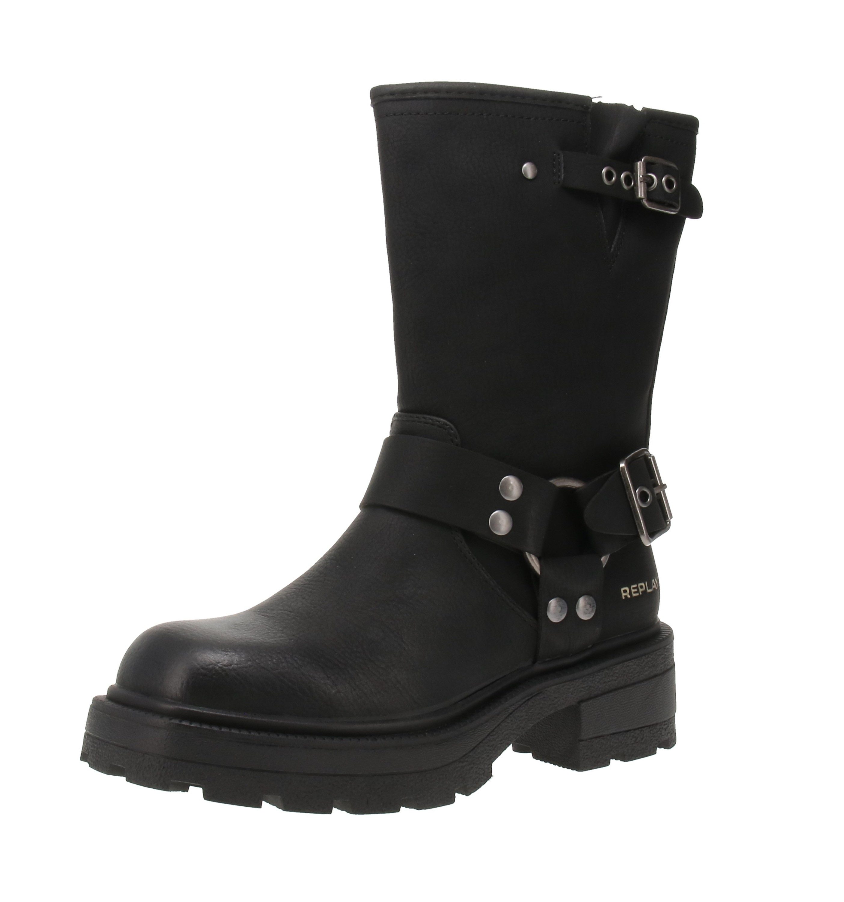 Replay Replay Brigitte Boot GWL68 C0004S - Damen Черевики - 003-Black Чоботи