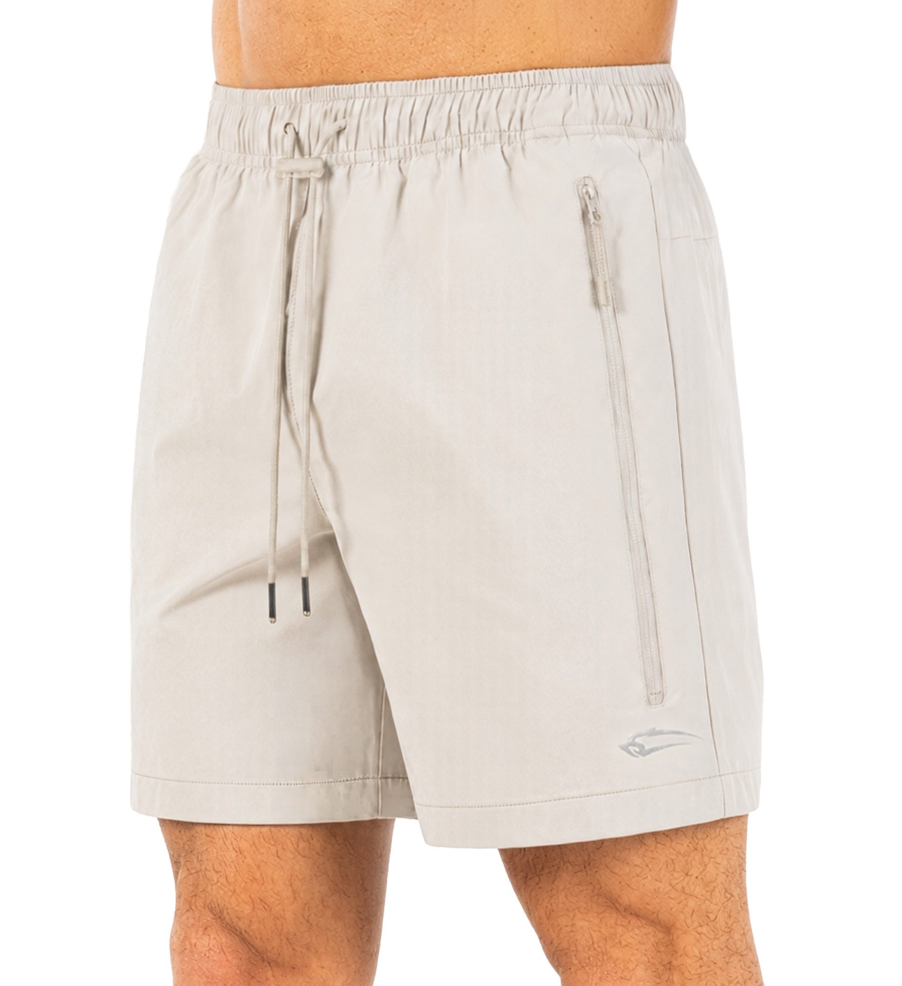 Smilodox Shorts Riven Herren, Sommershorts schnelltrocknend für Fitness & Training Zip Taschen, Gesäßtasche, Stretch, Kordelzug