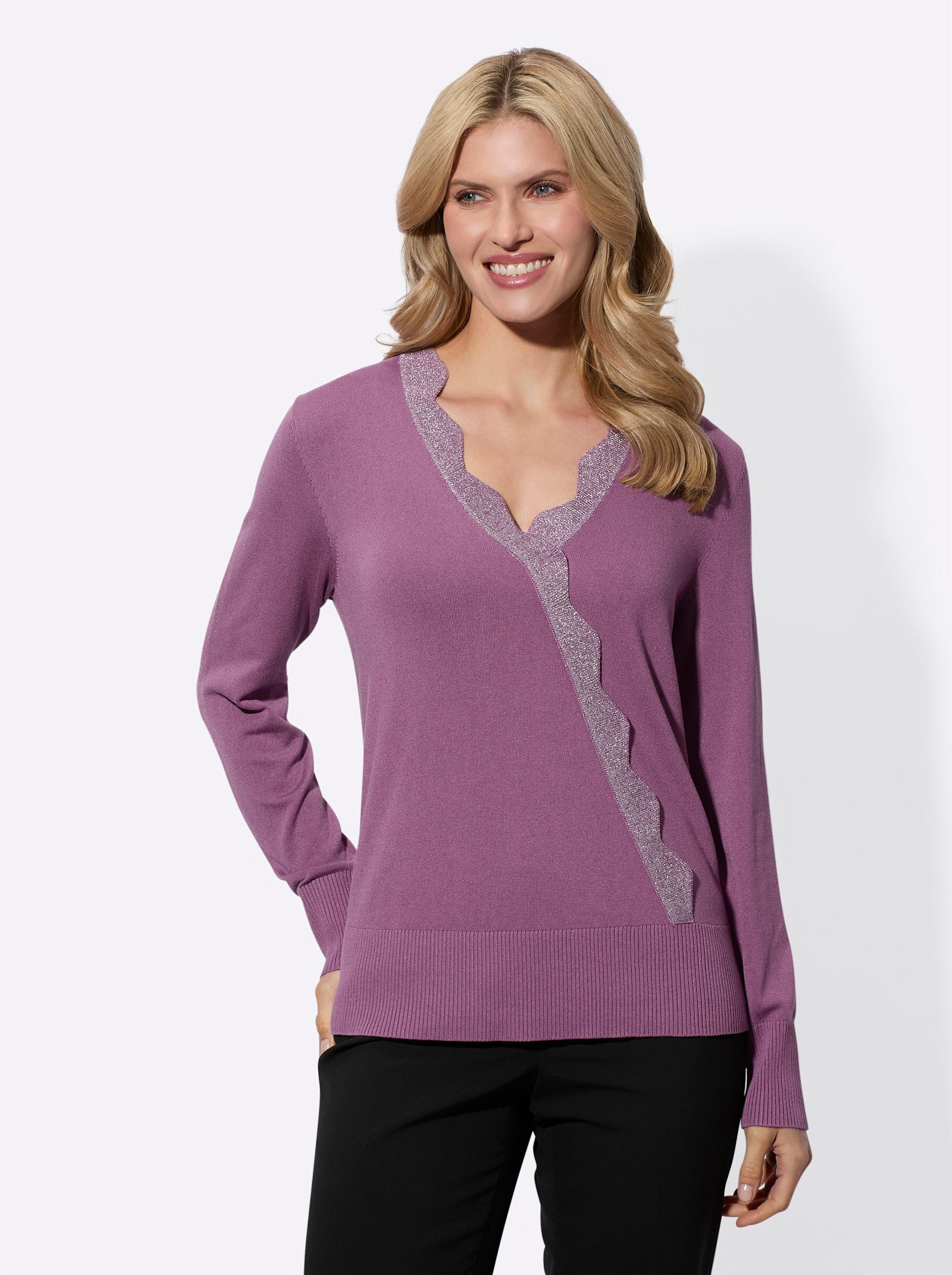Strickpullover Langarm-Pullover