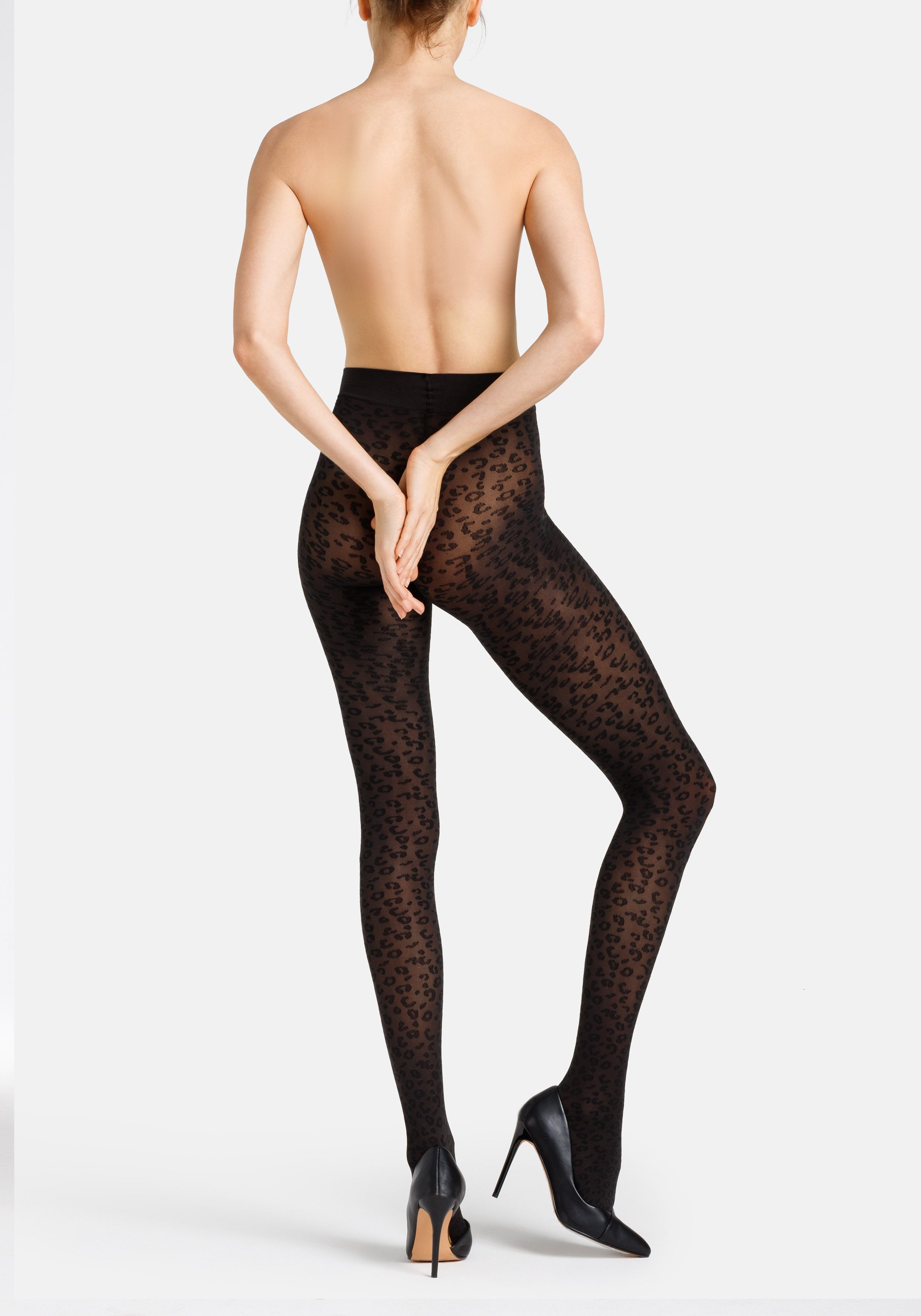 Camano Feinstrumpfhose 50 DEN mit Leoparden-Muster