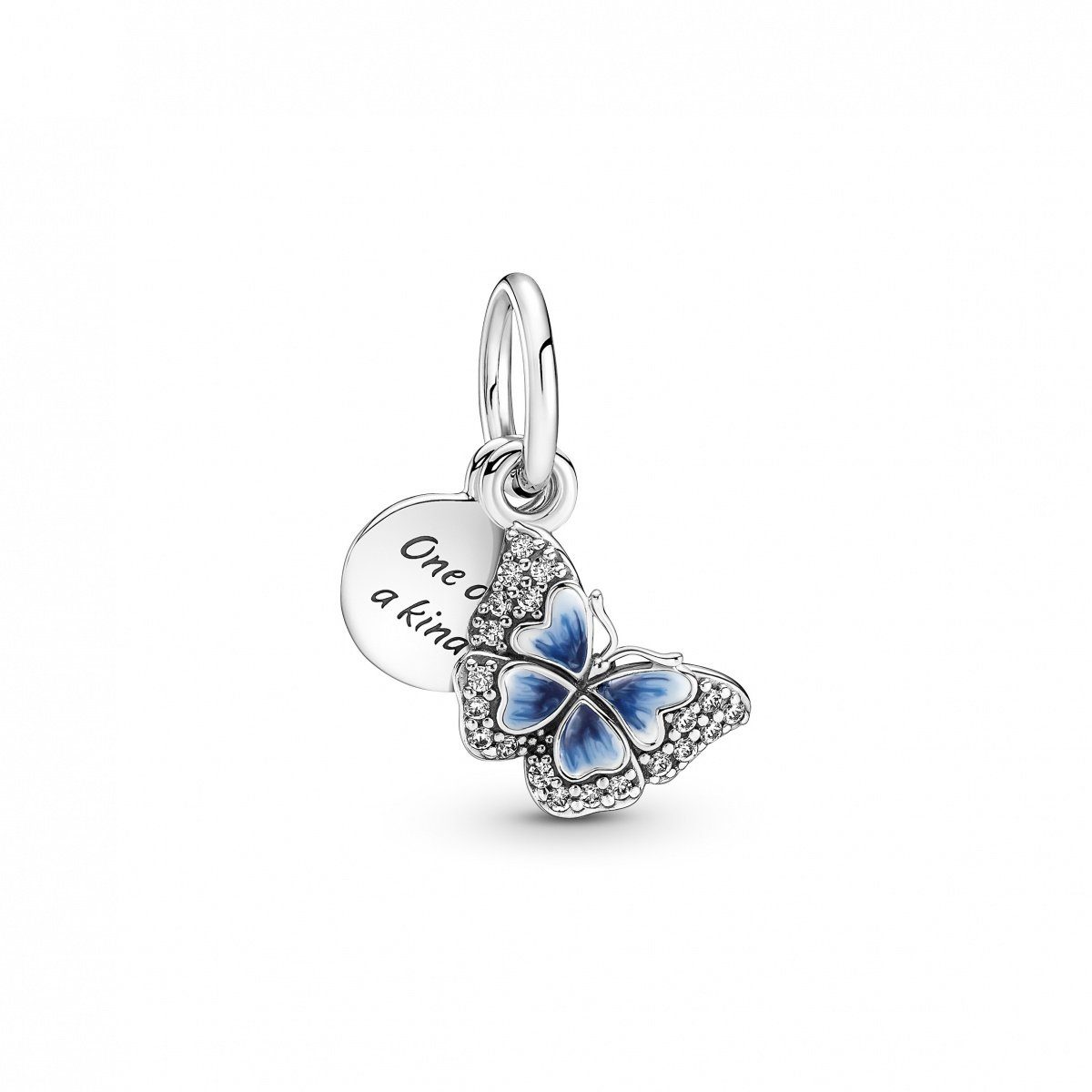 Pandora Bead Pandora Charm Damen 790757C01 Silber Schmetterling blau