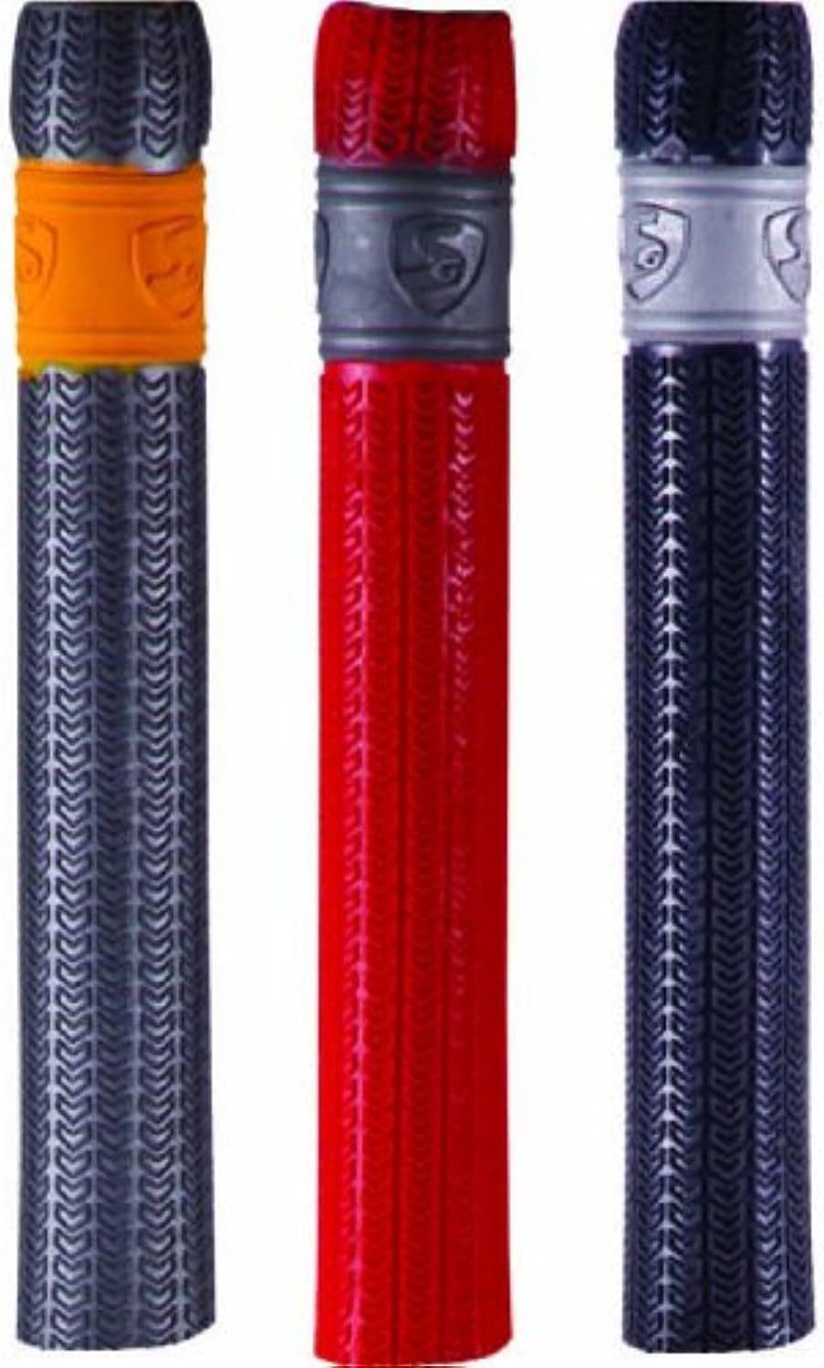 SG Griffband SG ChevTech Cricketschlägergriff (Verpackungskomponenten: 3 x Schlägergriff, für bessere Stoßdämpfung und hervorragenden Halt) Hergestellt aus 100 % Gummi.